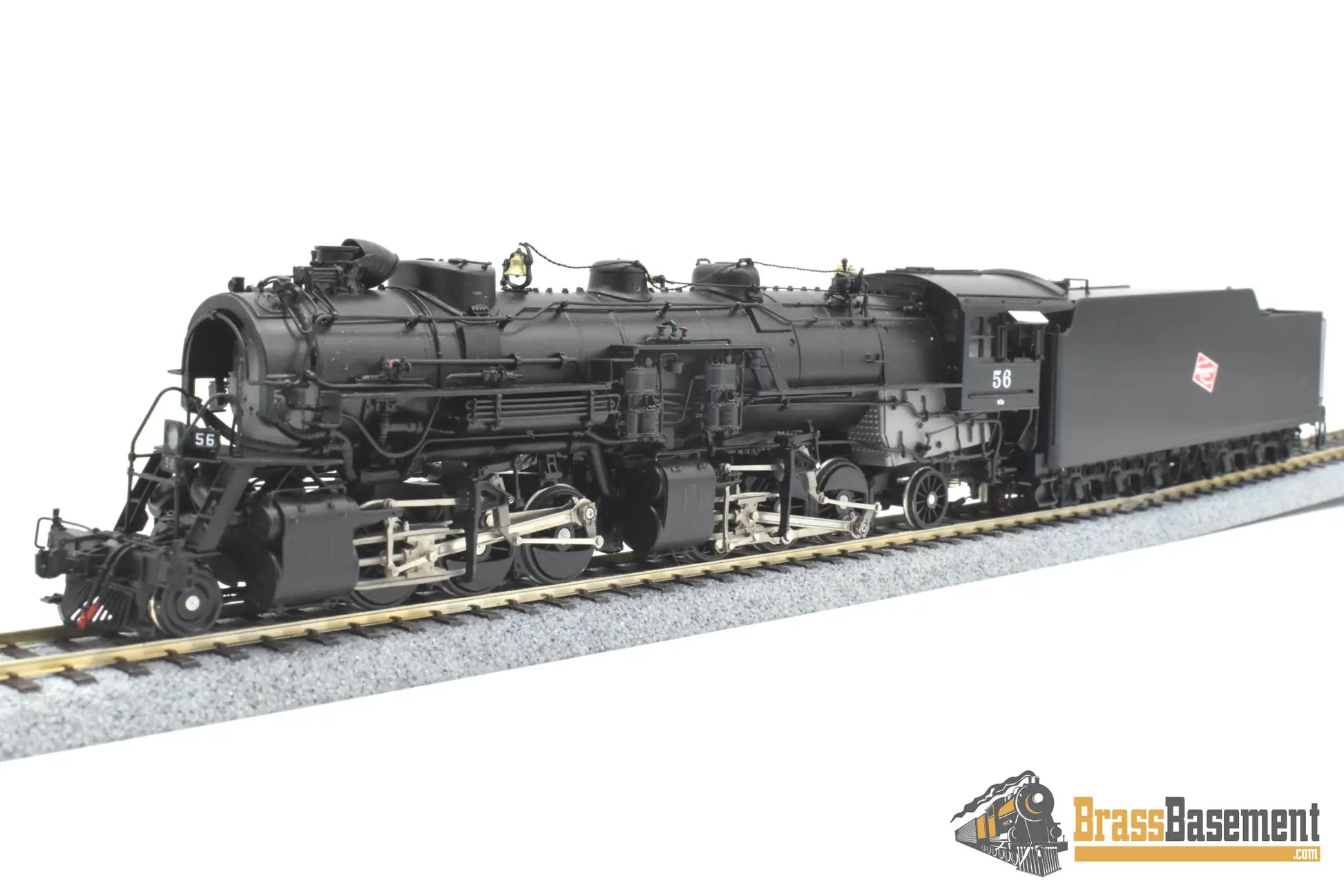 HO Brass - Challenger #2277.1 Milwaukee Road N-3 2-6-6-2 #56 - F/P SUPERB MODEL Steam