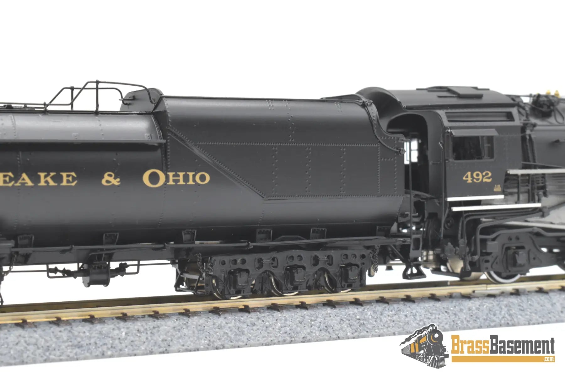 Ho Brass - Challenger Imports Chesapeake & Ohio C&O F-19 4-6-2 Pacific #492 Elesco Fwh Fp Steam