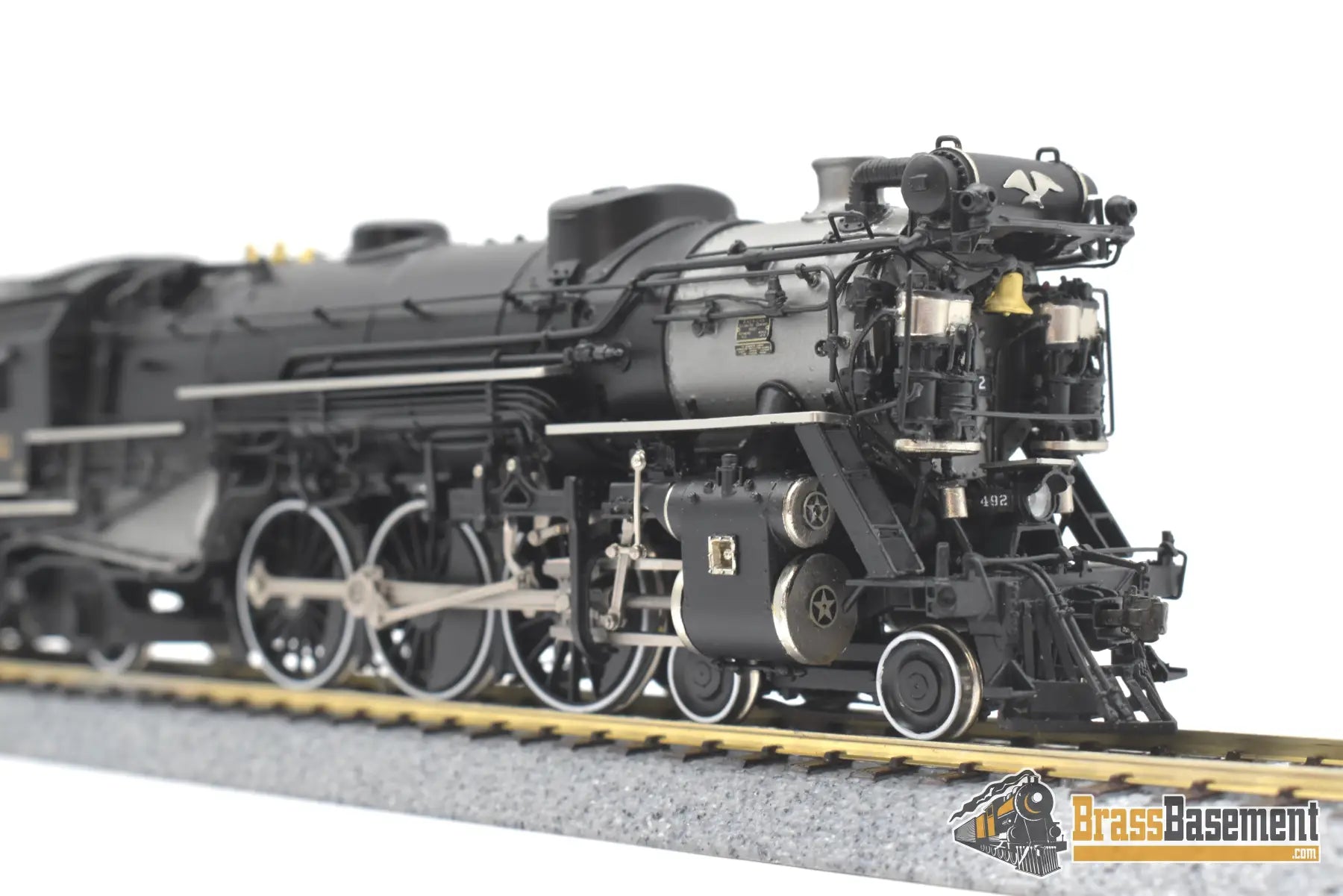 Ho Brass - Challenger Imports Chesapeake & Ohio C&O F-19 4-6-2 Pacific #492 Elesco Fwh Fp Steam