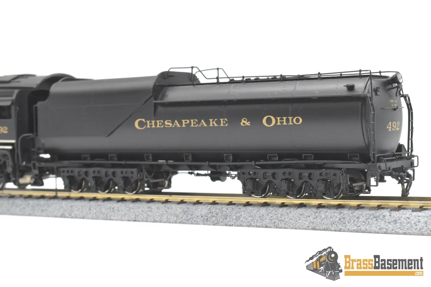 Ho Brass - Challenger Imports Chesapeake & Ohio C&O F-19 4-6-2 Pacific #492 Elesco Fwh Fp Steam