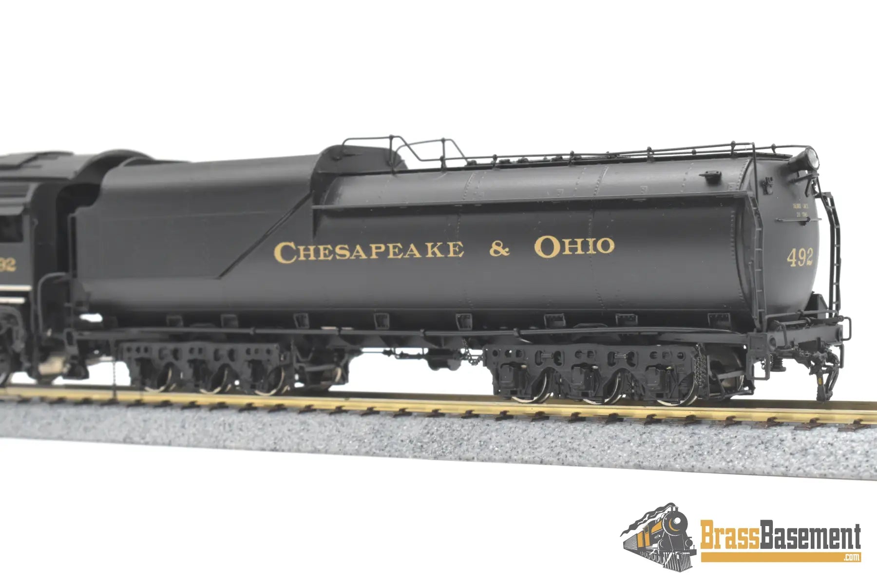 Ho Brass - Challenger Imports Chesapeake & Ohio C&O F-19 4-6-2 Pacific #492 Elesco Fwh Fp Steam