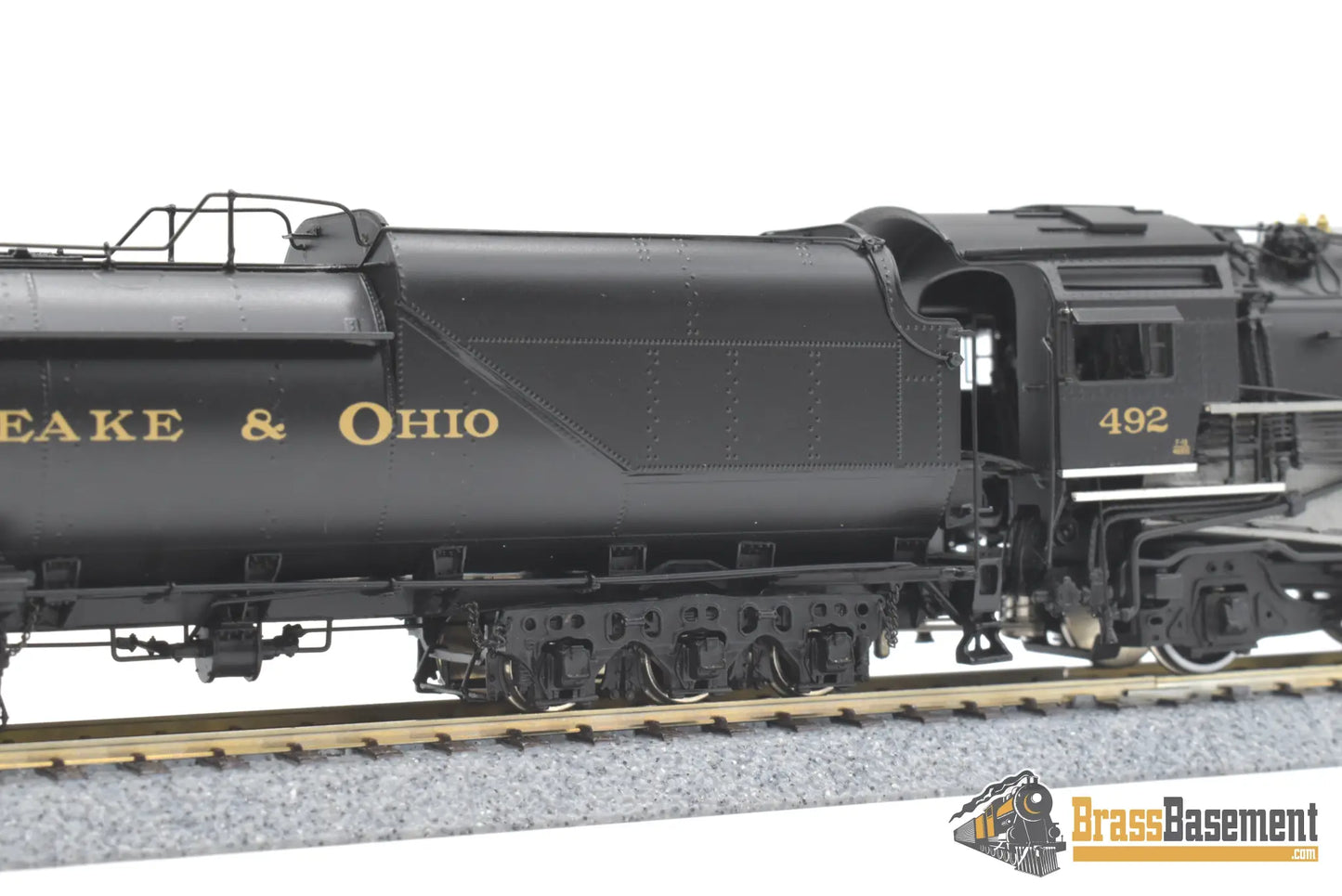 Ho Brass - Challenger Imports Chesapeake & Ohio C&O F-19 4-6-2 Pacific #492 Elesco Fwh Fp Steam