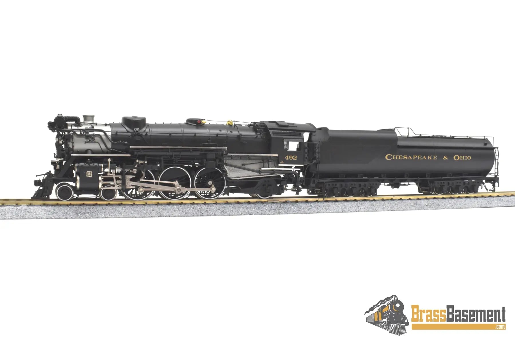 Ho Brass - Challenger Imports Chesapeake & Ohio C&O F-19 4-6-2 Pacific #492 Elesco Fwh Fp Steam