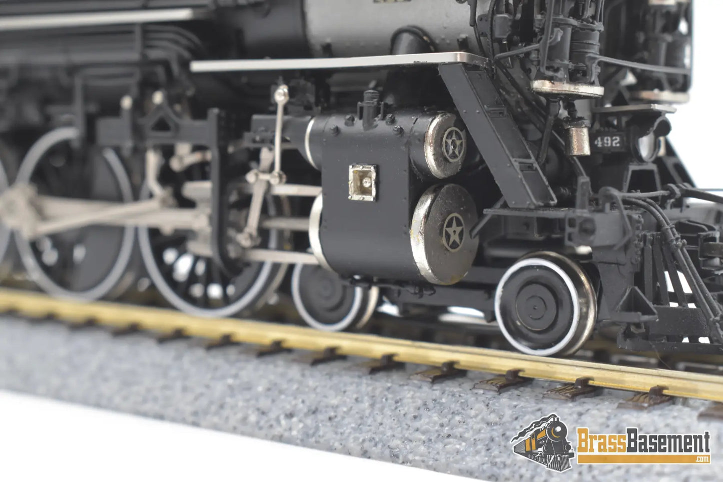 Ho Brass - Challenger Imports Chesapeake & Ohio C&O F-19 4-6-2 Pacific #492 Elesco Fwh Fp Steam