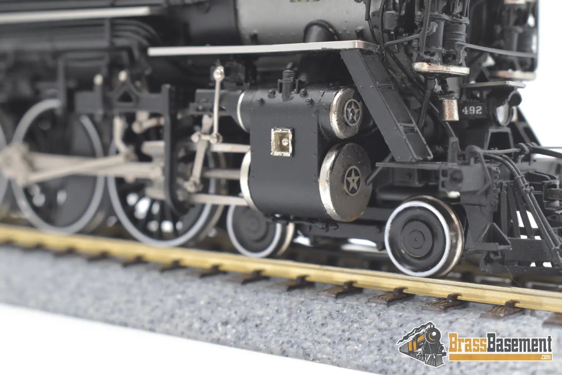 Ho Brass - Challenger Imports Chesapeake & Ohio C&O F-19 4-6-2 Pacific #492 Elesco Fwh Fp Steam