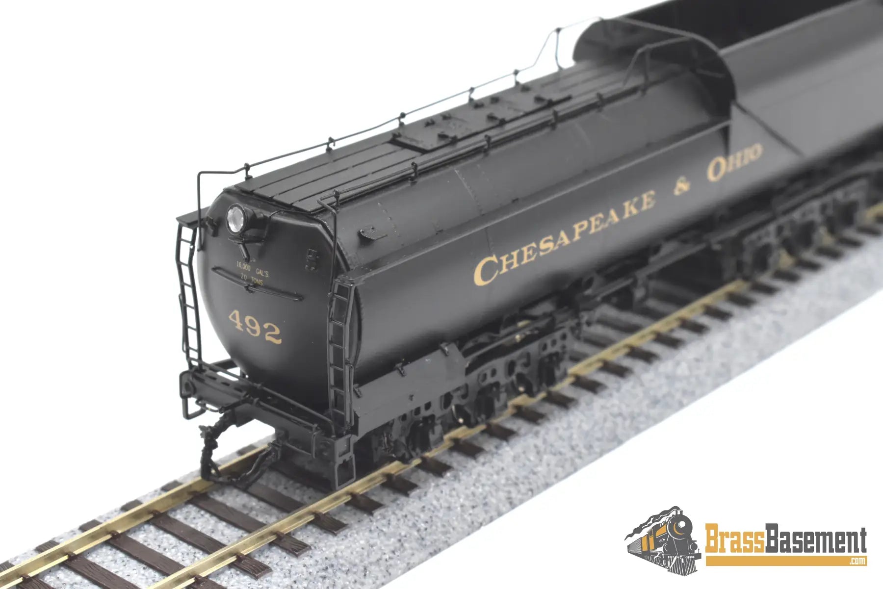 Ho Brass - Challenger Imports Chesapeake & Ohio C&O F-19 4-6-2 Pacific #492 Elesco Fwh Fp Steam