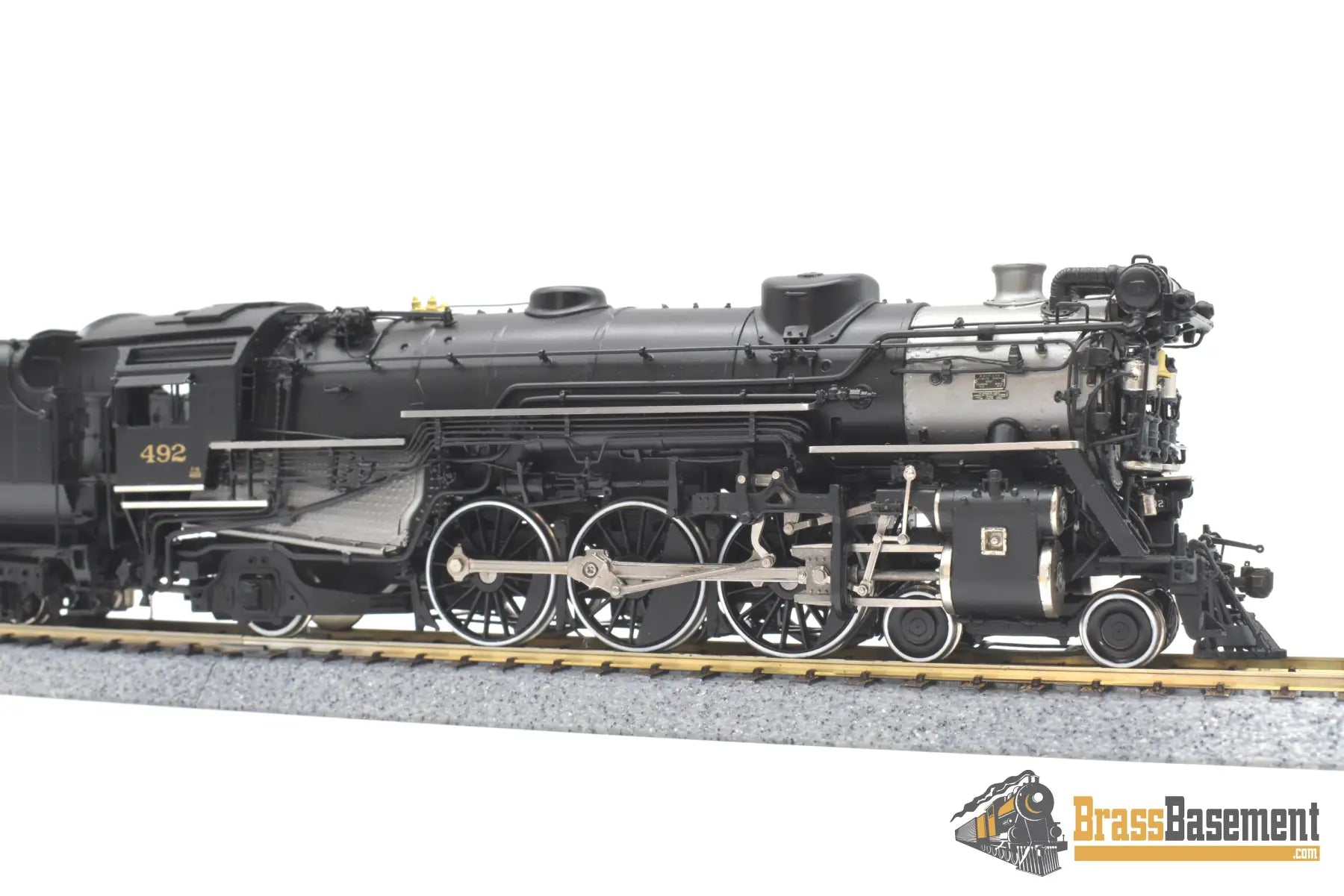 Ho Brass - Challenger Imports Chesapeake & Ohio C&O F-19 4-6-2 Pacific #492 Elesco Fwh Fp Steam