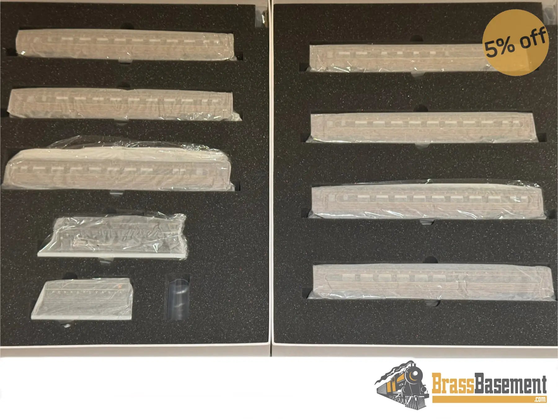 HO Brass - Challenger Imports CIL Pennsylvania RR ‘Southwind’ FOM 7 Car Set w/ Streamlined K-4s 4-6-2 - NIB Diesel