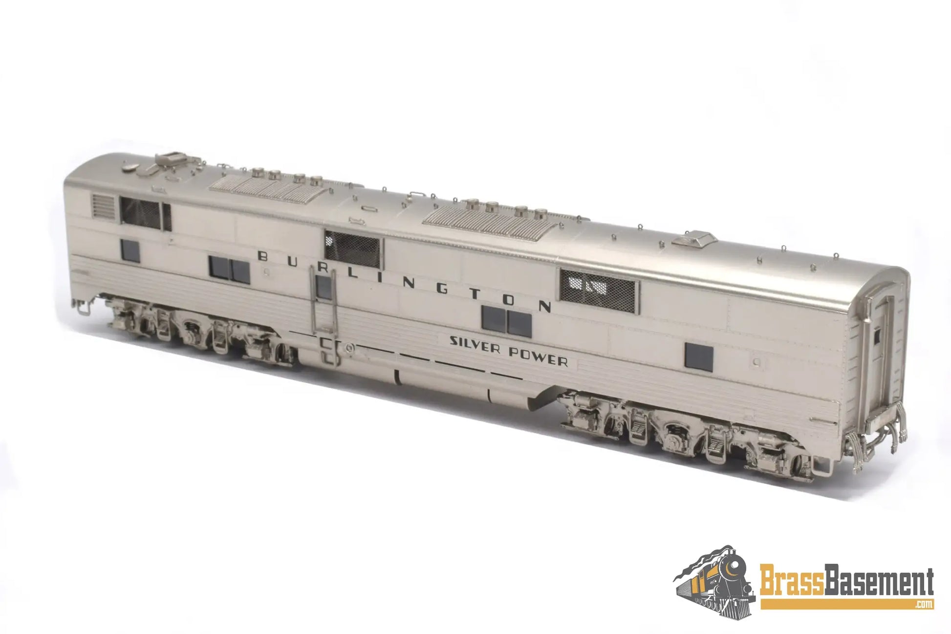 Ho Brass - Cil 2033.1 Burlington Cb&Q E - 5B Ph2 ‘Silver Power’ (1950S) Factory Plated &