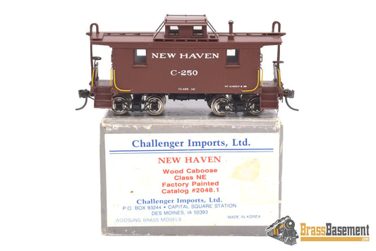 Ho Brass - Cil 2048.1 New Haven Wood Caboose Class Ne C - 250 Factory Paint Passenger