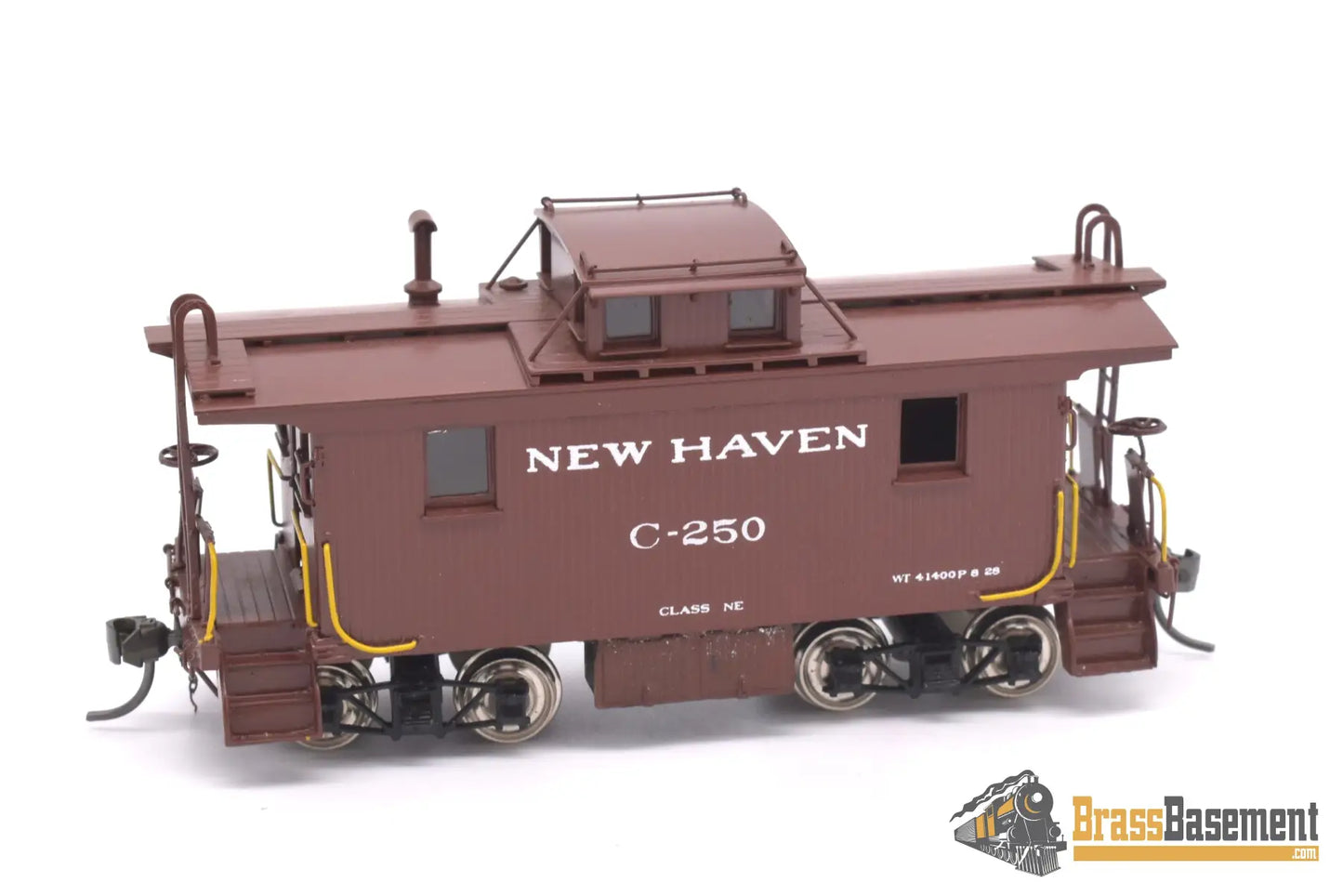 Ho Brass - Cil 2048.1 New Haven Wood Caboose Class Ne C - 250 Factory Paint Passenger