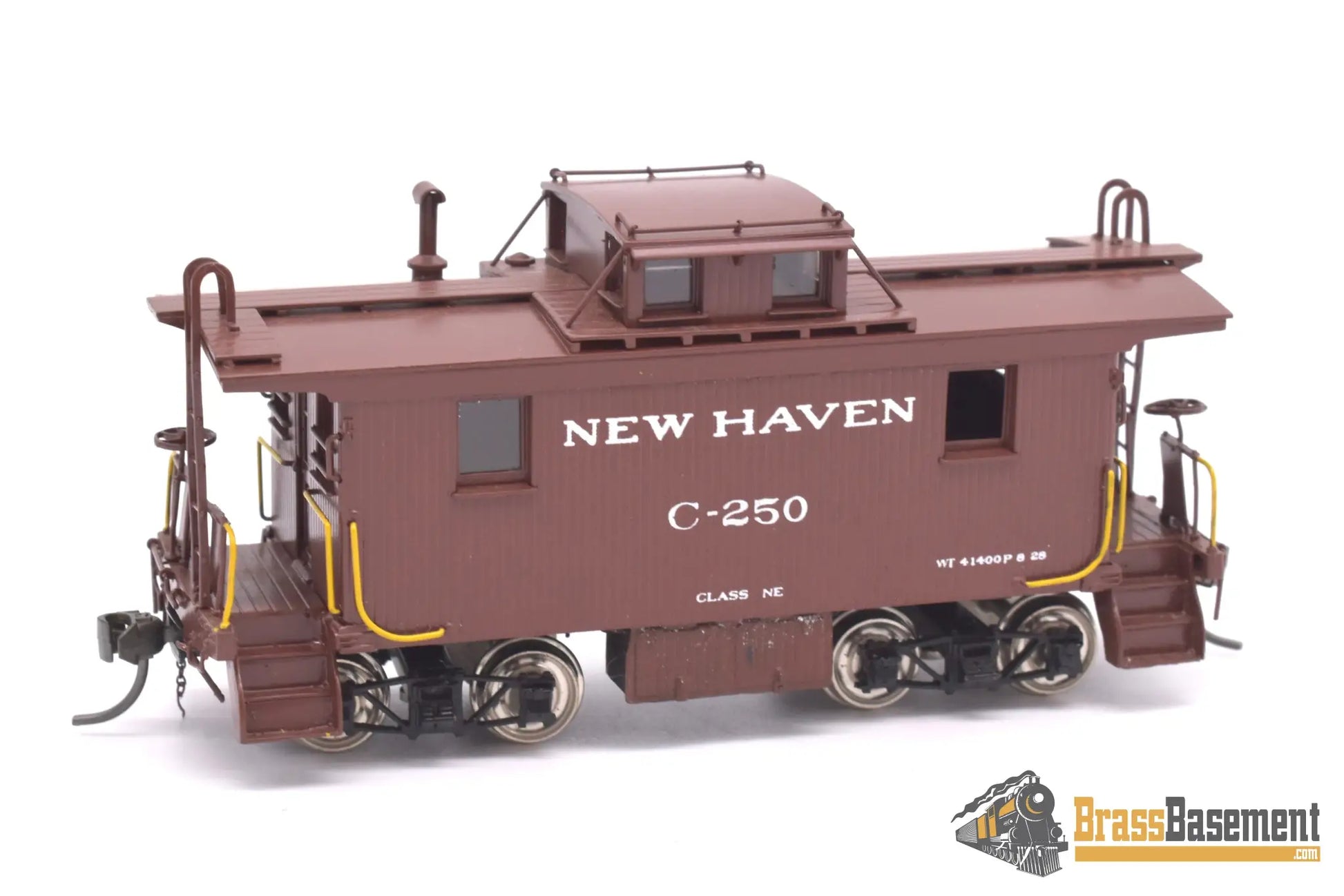Ho Brass - Cil 2048.1 New Haven Wood Caboose Class Ne C - 250 Factory Paint Passenger