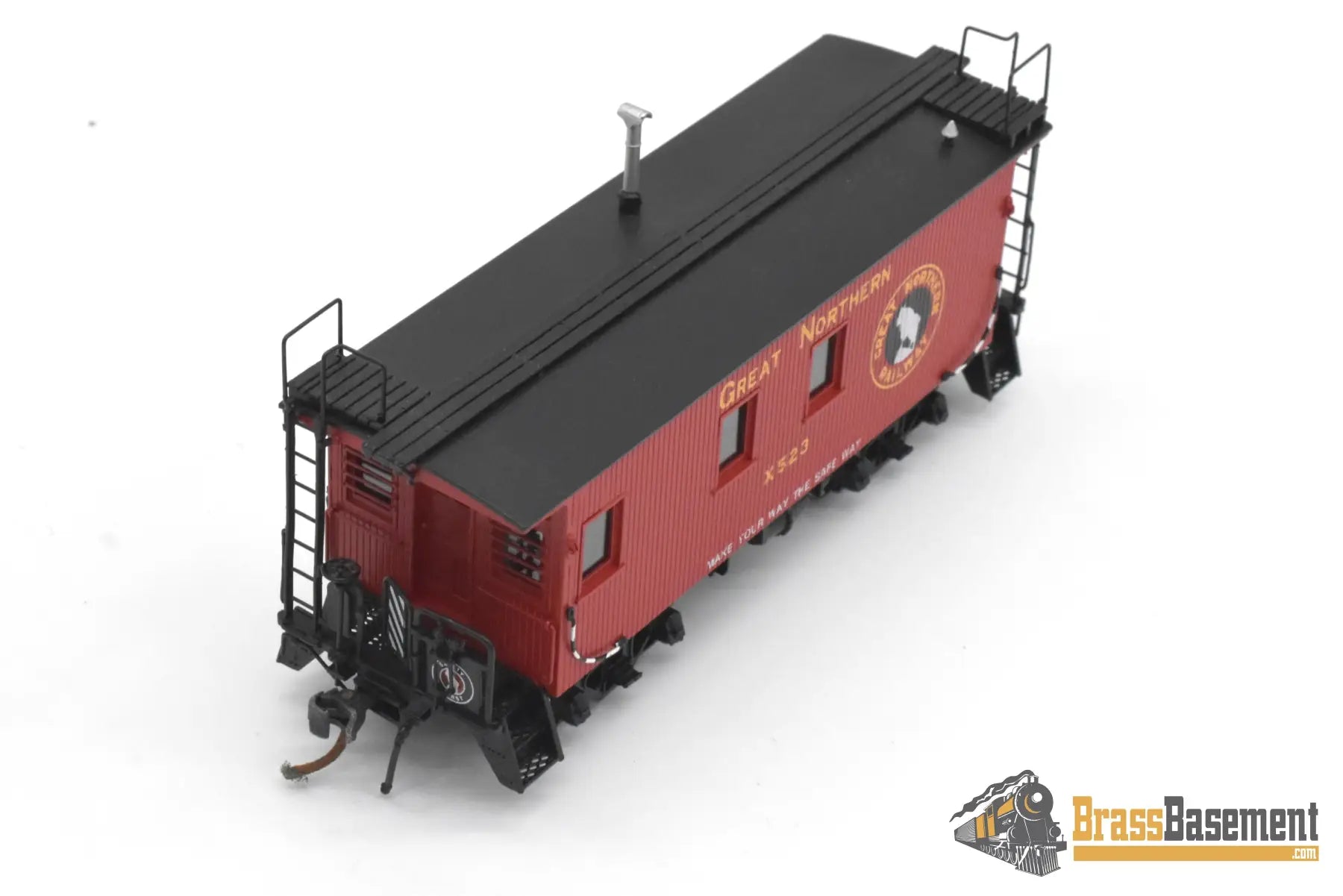 HO Brass - CIL 2139.1 Great Northern GN 25’ Wood Caboose Later #X523 - Samhongsa Steam
