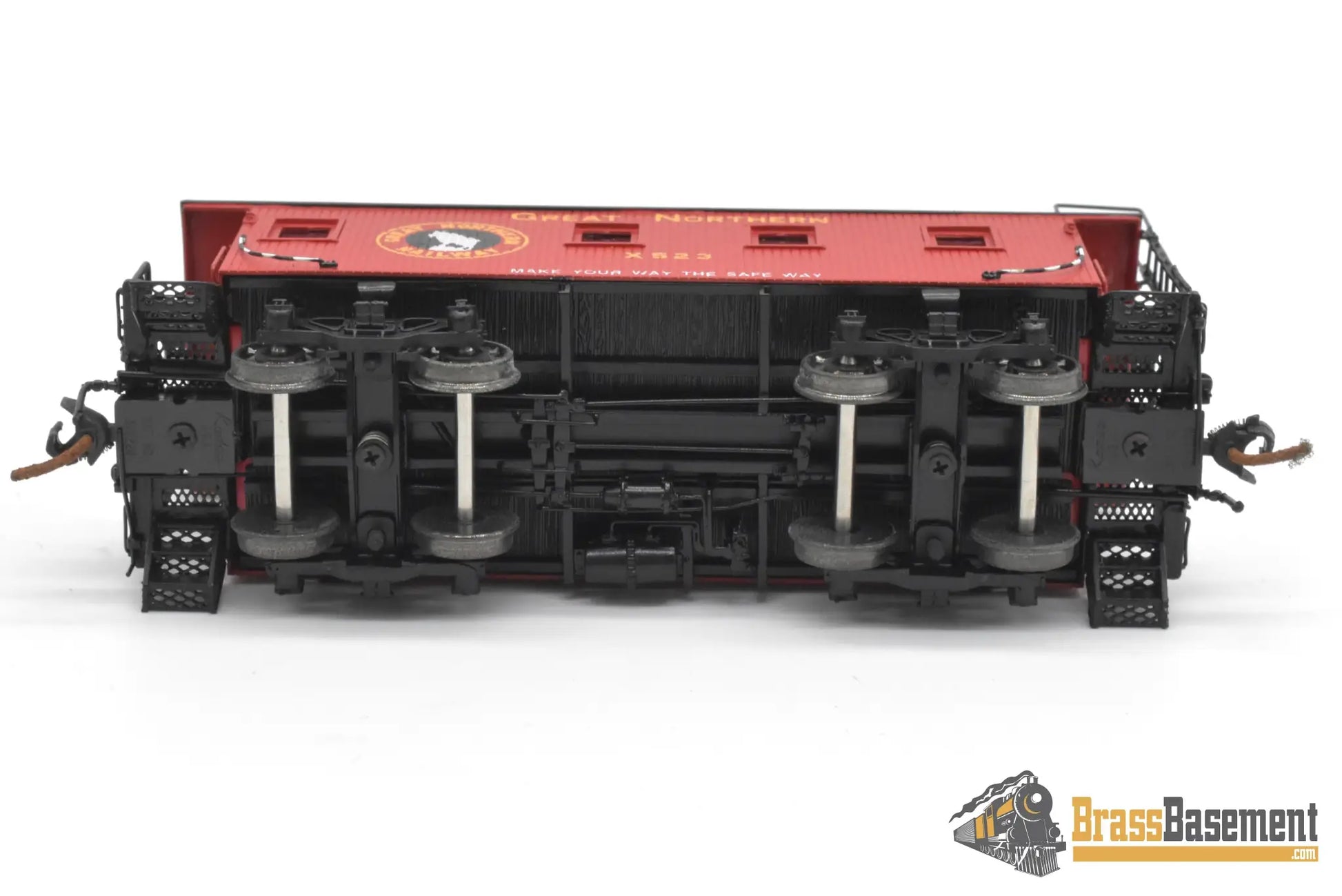 HO Brass - CIL 2139.1 Great Northern GN 25’ Wood Caboose Later #X523 - Samhongsa Steam