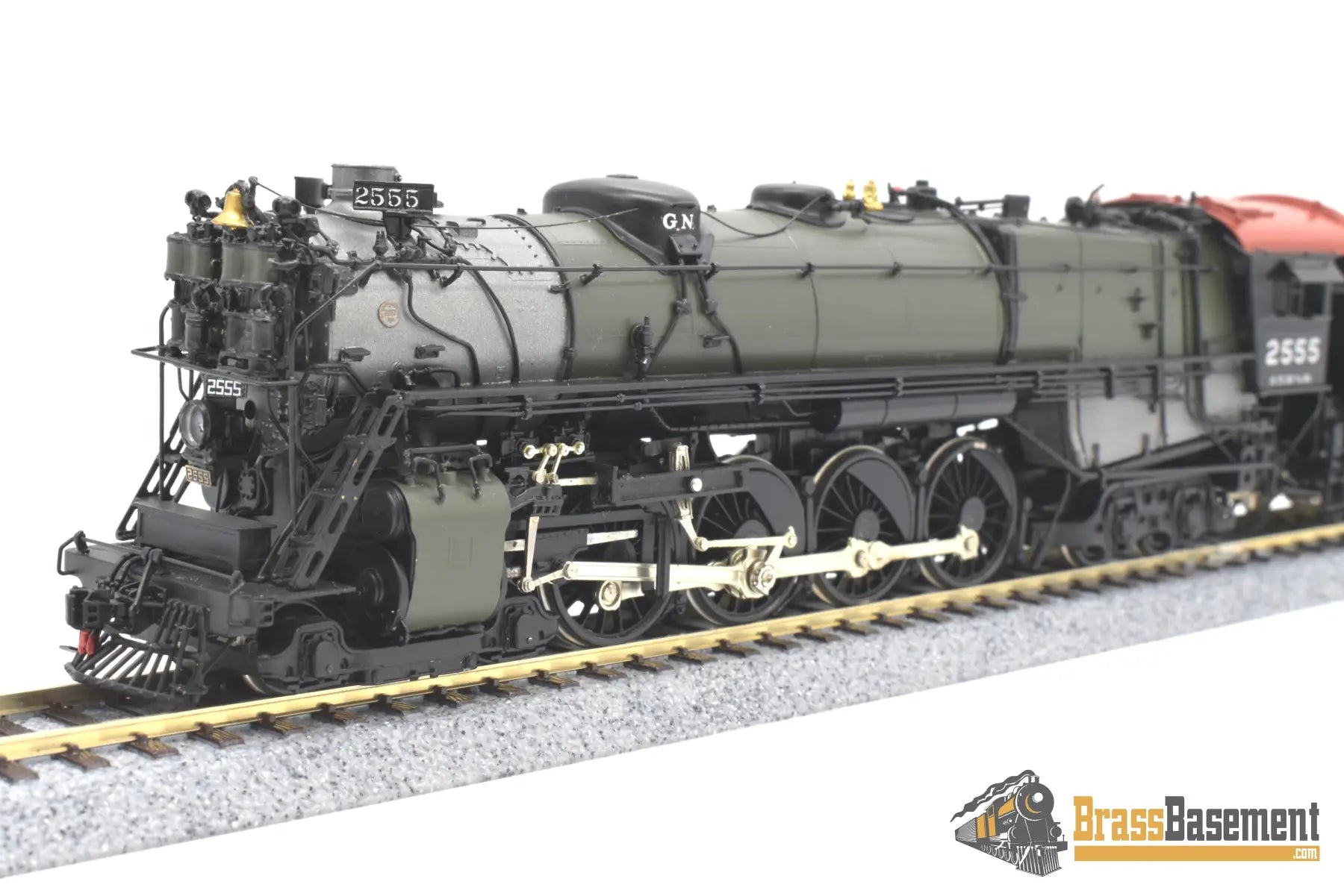 Ho Brass - Cil 2148.1 Great Northern Gn S - 1 4 - 8 - 4 #2555 Glacier Park Scheme Samhongsa Steam