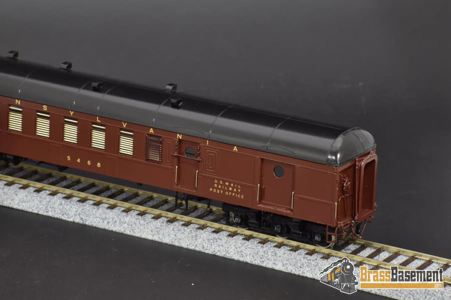 Ho Brass - Cil 2169.1 Prr Bm70M Baggage Mail Futura Lettering Passenger