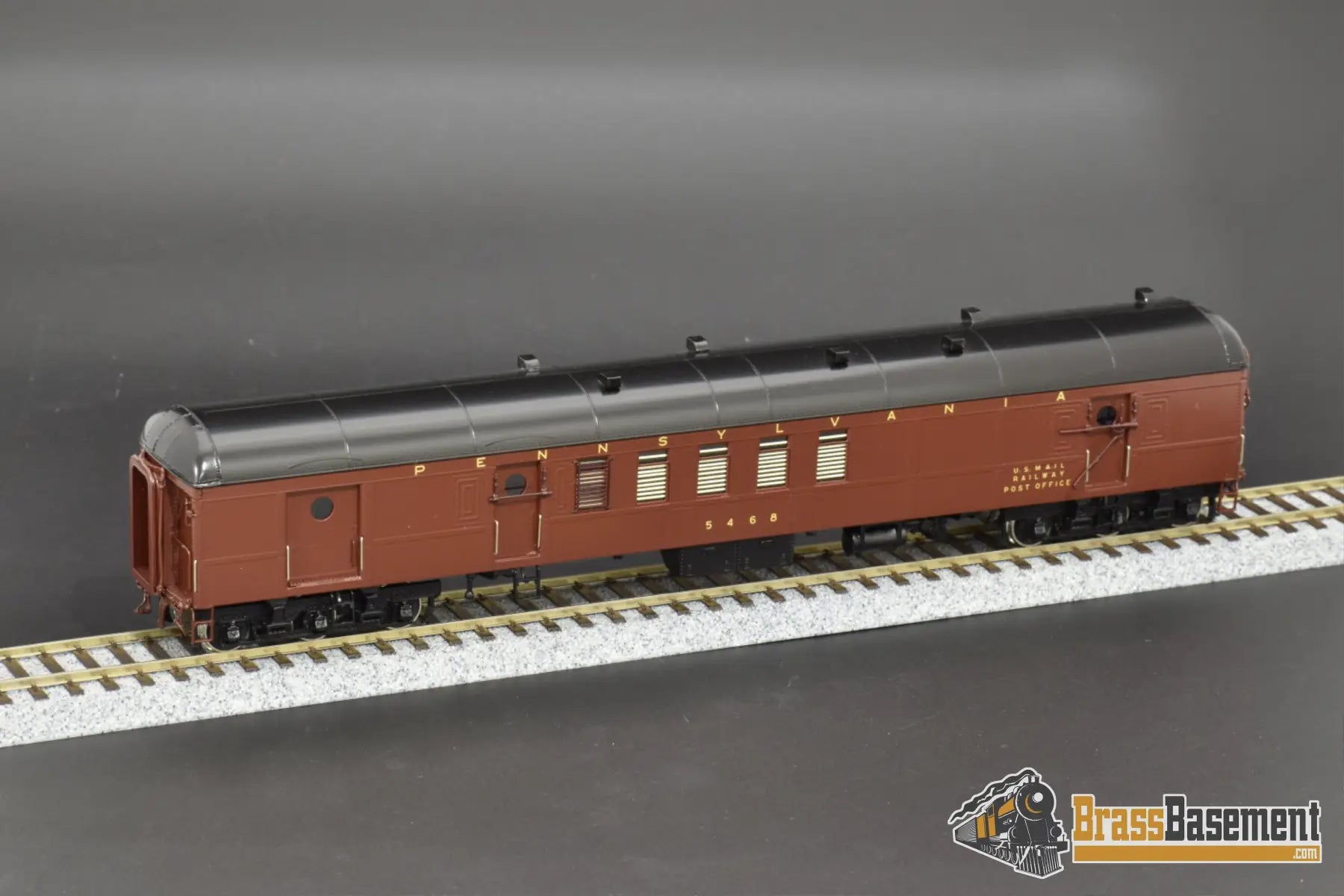 Ho Brass - Cil 2169.1 Prr Bm70M Baggage Mail Futura Lettering Passenger