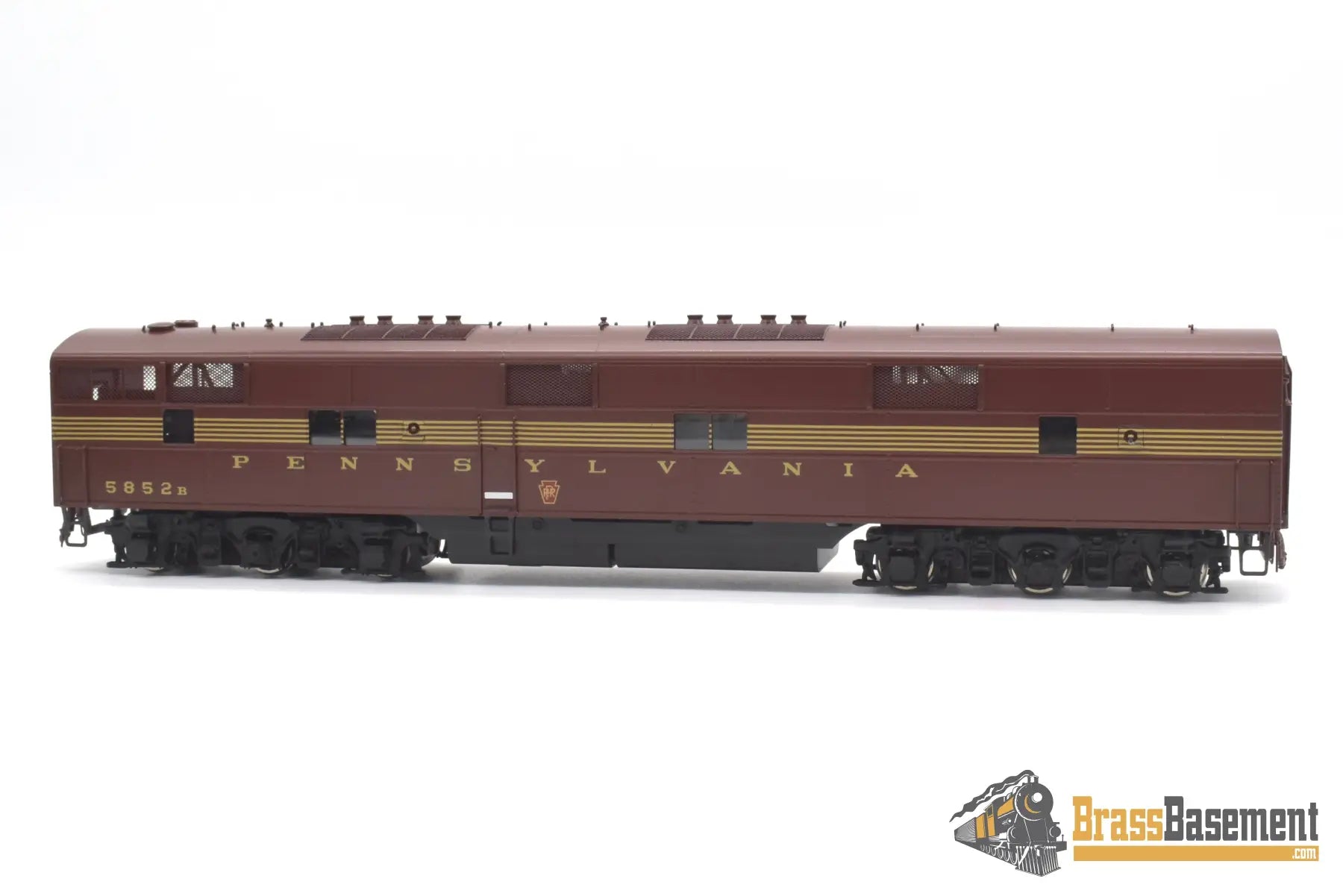 Ho Brass - Cil 2196.1 Prr Pennsylvania E7A & E7B Tuscan 5 - Stripe Mint Diesel