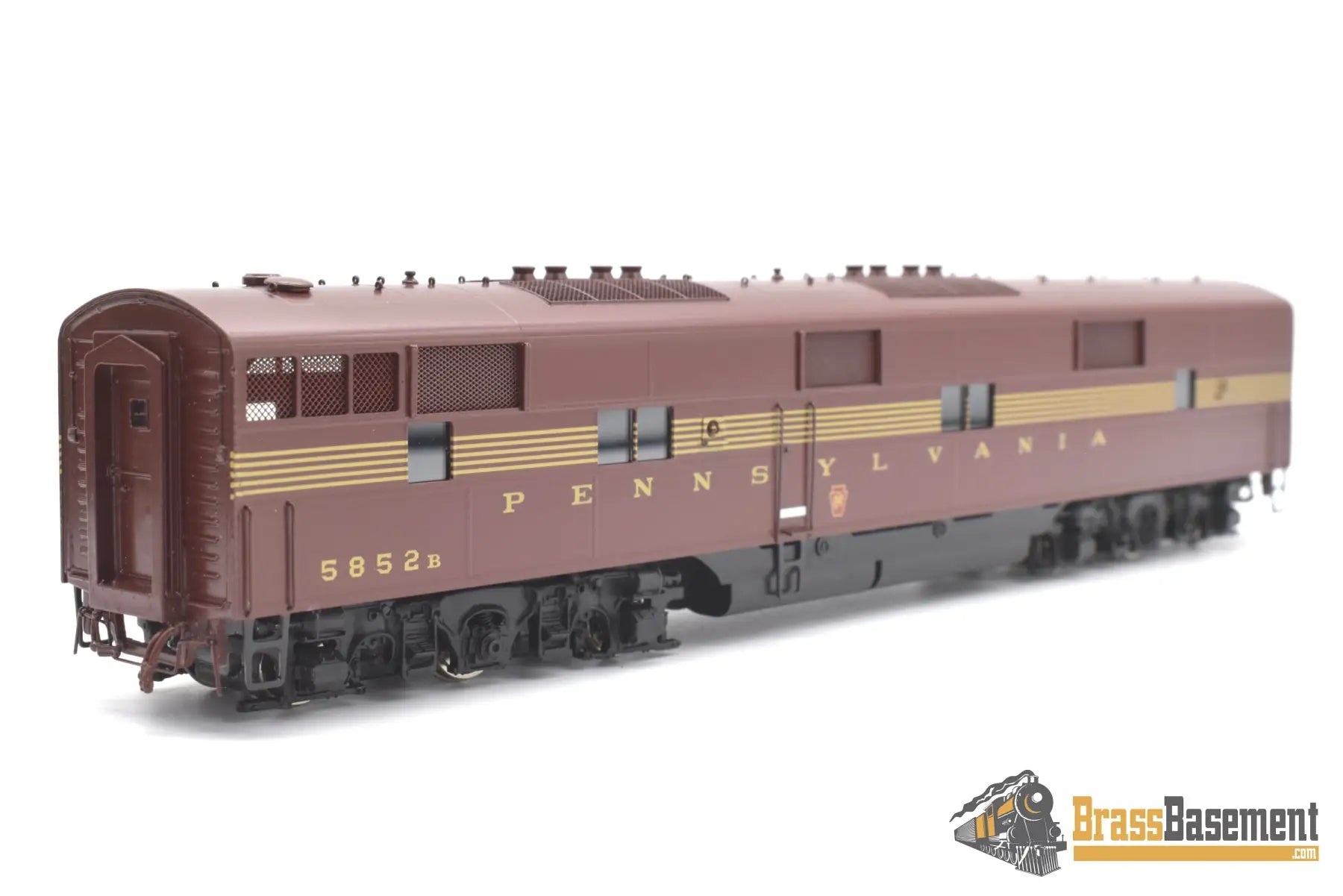 Ho Brass - Cil 2196.1 Prr Pennsylvania E7A & E7B Tuscan 5 - Stripe Mint Diesel