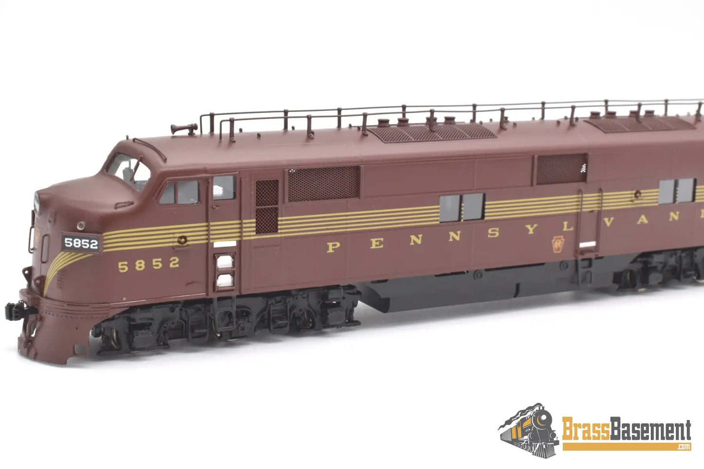 Ho Brass - Cil 2196.1 Prr Pennsylvania E7A & E7B Tuscan 5 - Stripe Mint Diesel