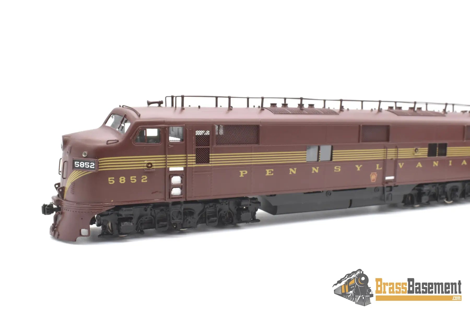 Ho Brass - Cil 2196.1 Prr Pennsylvania E7A & E7B Tuscan 5 - Stripe Mint Diesel