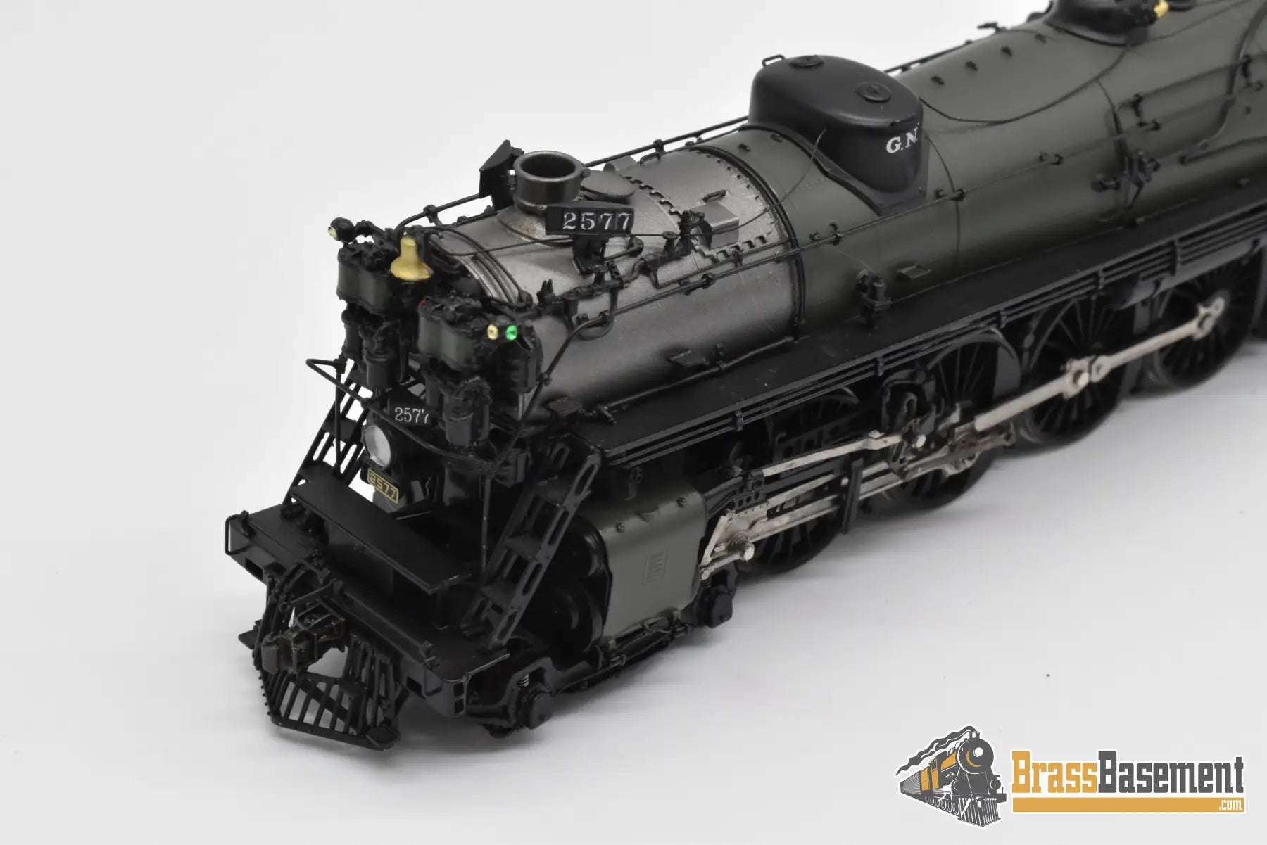 HO Brass - CIL 2202.1 Great Northern GN S-2 4-8-4 #2577 Glacier Park VESTIBULE Cab - Samhongsa Steam