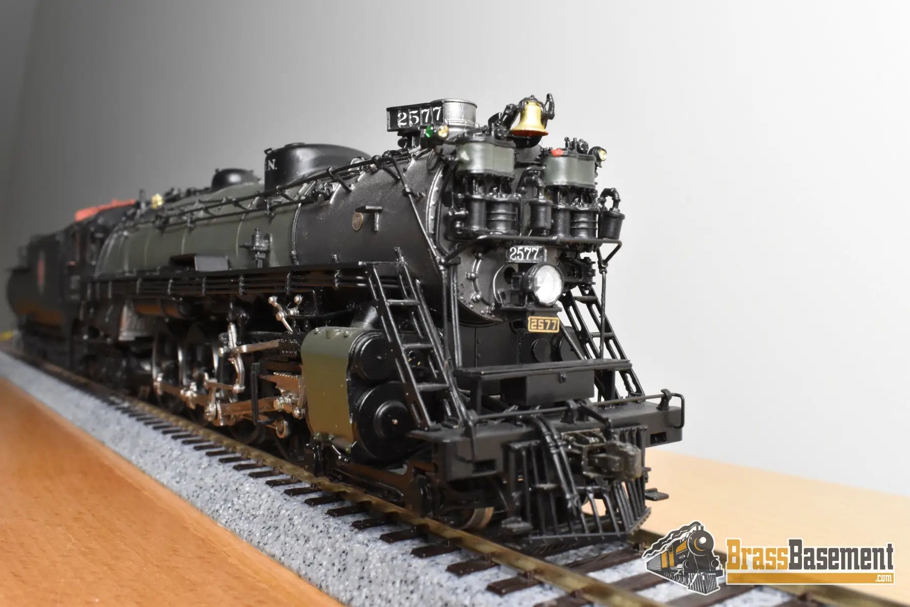 HO Brass - CIL 2202.1 Great Northern GN S-2 4-8-4 #2577 Glacier Park VESTIBULE Cab - Samhongsa Steam