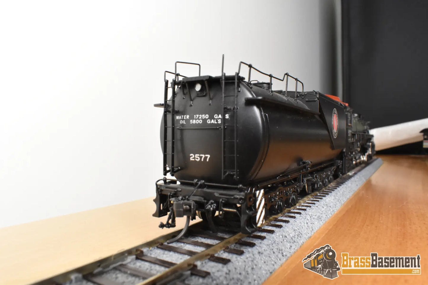 HO Brass - CIL 2202.1 Great Northern GN S-2 4-8-4 #2577 Glacier Park VESTIBULE Cab - Samhongsa Steam