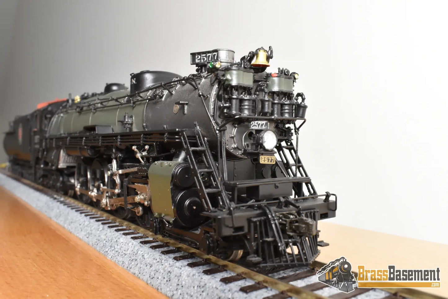 HO Brass - CIL 2202.1 Great Northern GN S-2 4-8-4 #2577 Glacier Park VESTIBULE Cab - Samhongsa Steam