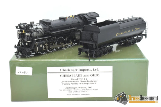 Ho Brass - Cil 2264.1 Chesapeake & Ohio C&O F - 19 4 - 6 - 2 Pacific Elesco Fwh Steam