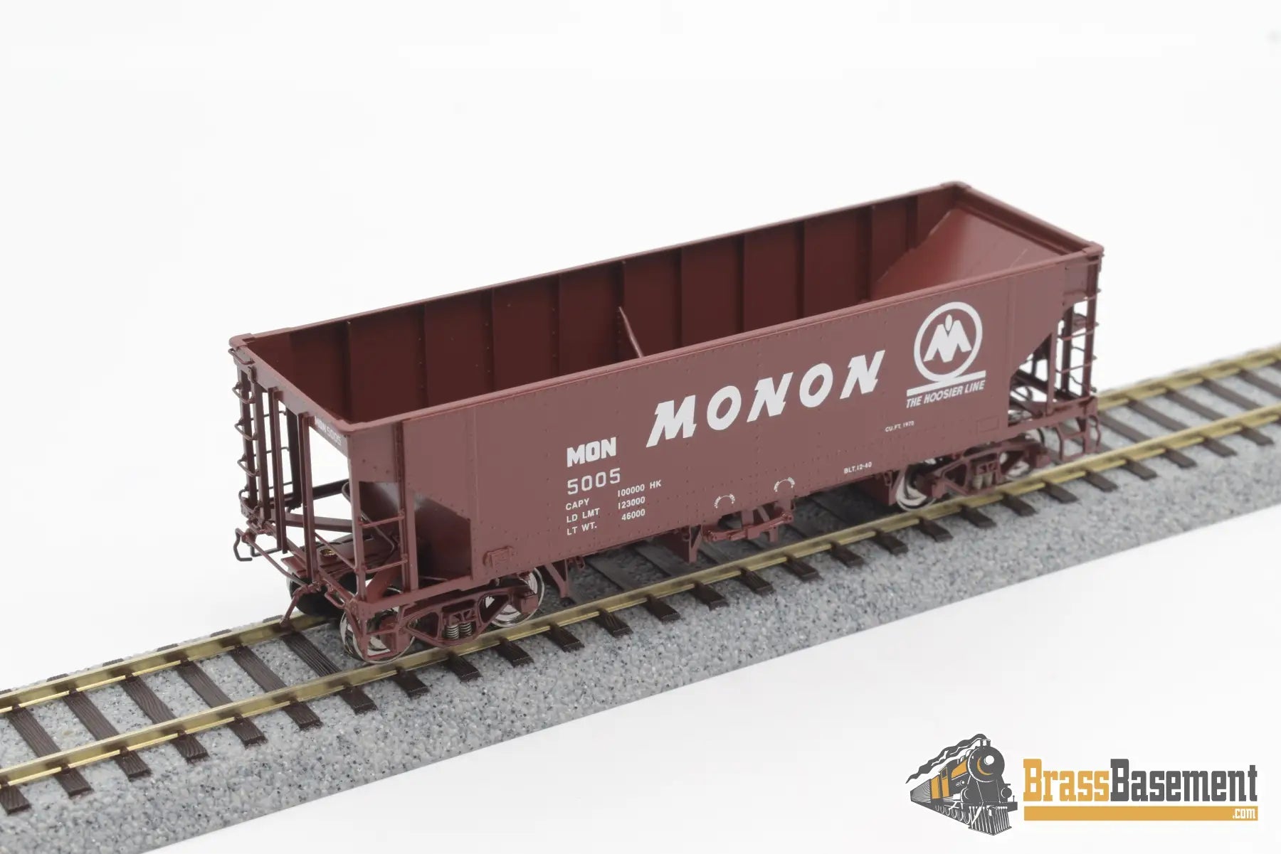 Ho Brass - Cil 2390.1 Monon Ballast Hopper Hk - 50 - 4 Factory Paint Freight