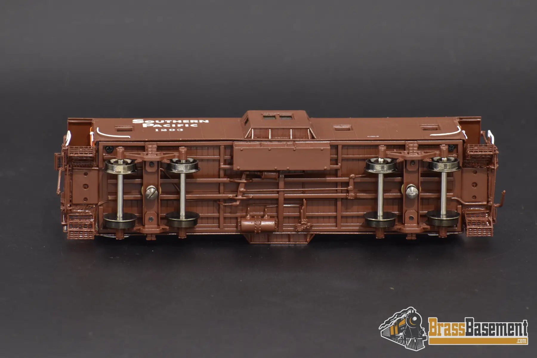 Ho Brass - Cil 2414.1 Southern Pacific C - 30 - 5 Caboose Bay Window W/ Orange Ends Mint