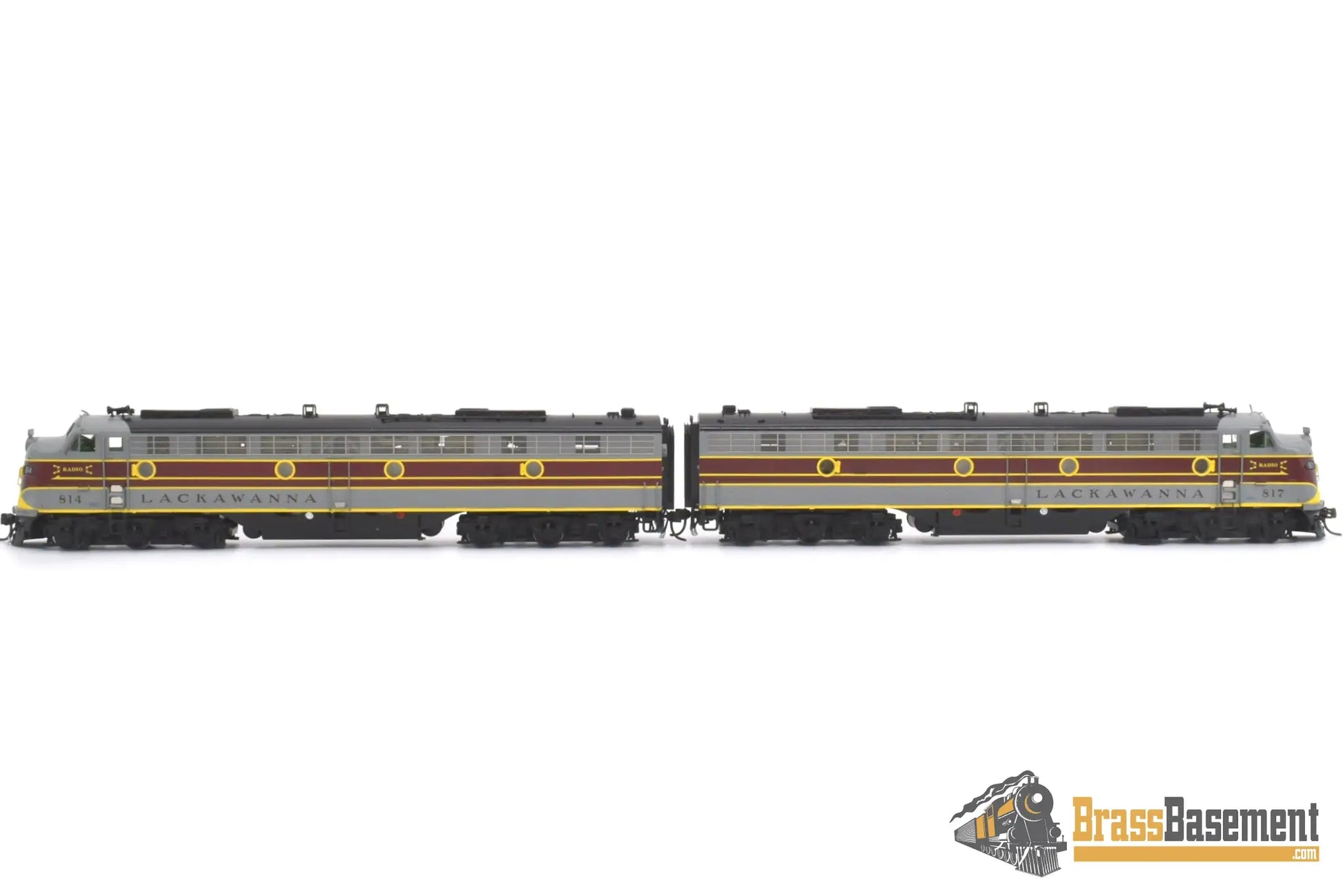 Ho Brass - Cil 2443.1 Dl&W Lackawanna E8 Aa Set As Delivered ‘Phoebe Snow’ Diesel