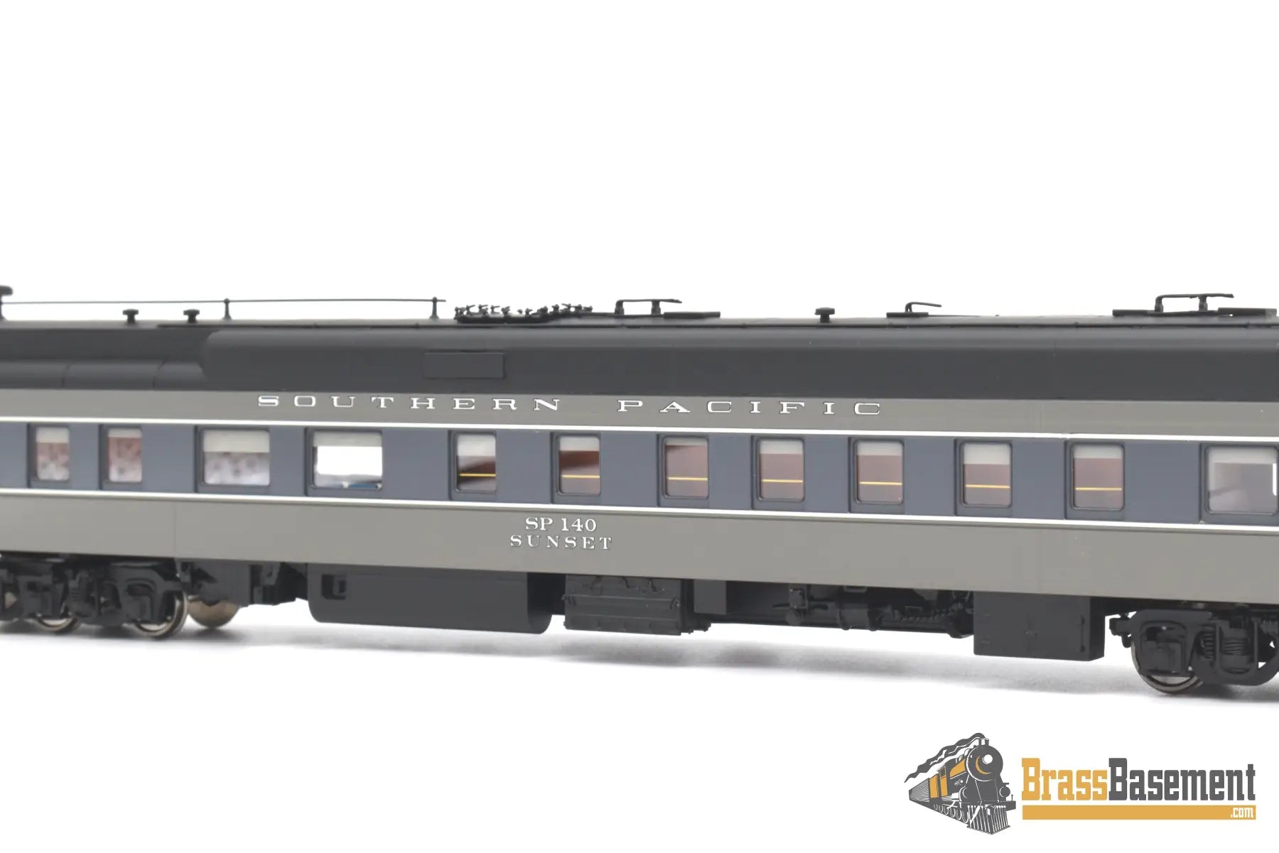 Ho Brass - Coach Yard 0976.1 Southern Pacific Sp Business Car ’Sunset’ #140 F/P 1950S Era Passenger
