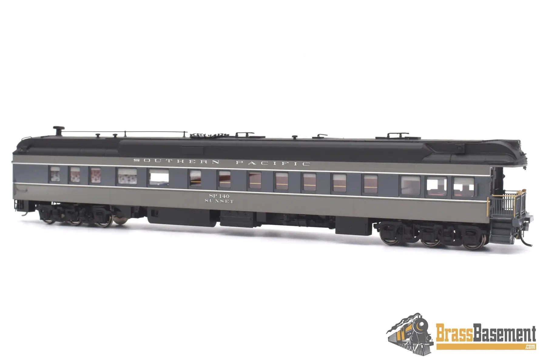 Ho Brass - Coach Yard 0976.1 Southern Pacific Sp Business Car ’Sunset’ #140 F/P 1950S Era Passenger