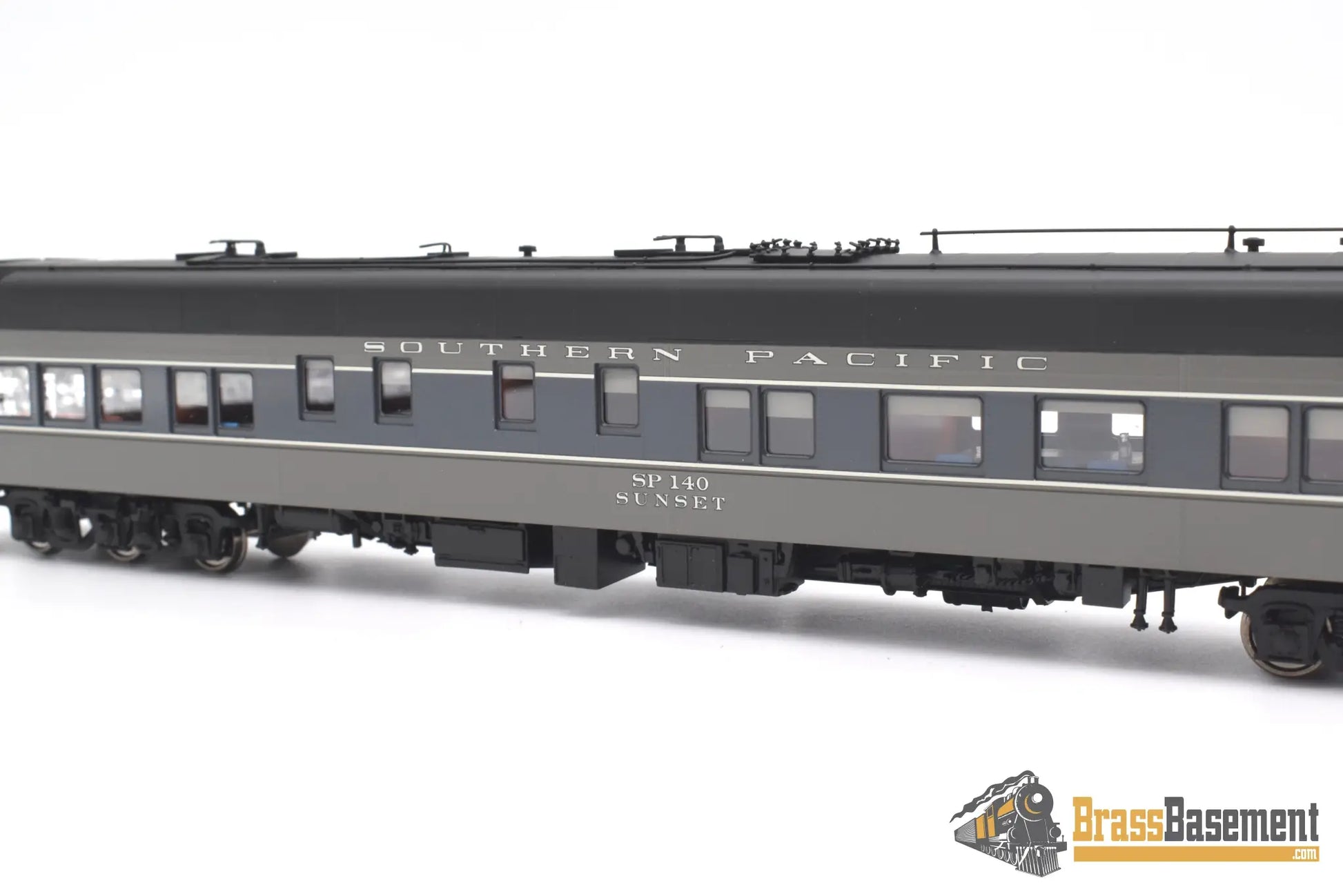 Ho Brass - Coach Yard 0976.1 Southern Pacific Sp Business Car ’Sunset’ #140 F/P 1950S Era Passenger