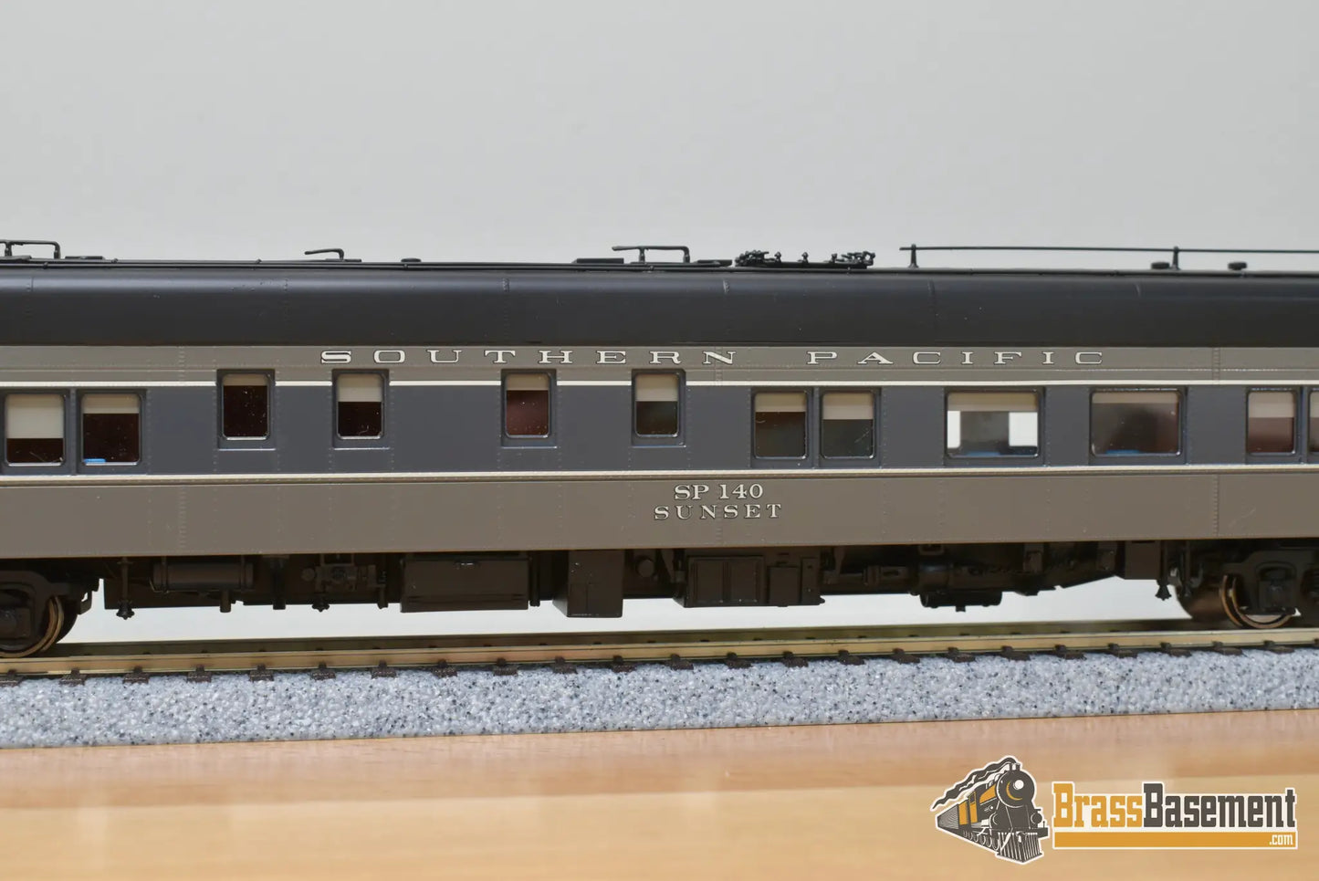 Ho Brass - Coach Yard 0976.1 Southern Pacific Sp Official’s Car ’Sunset’ #140 F/P 1950S Era