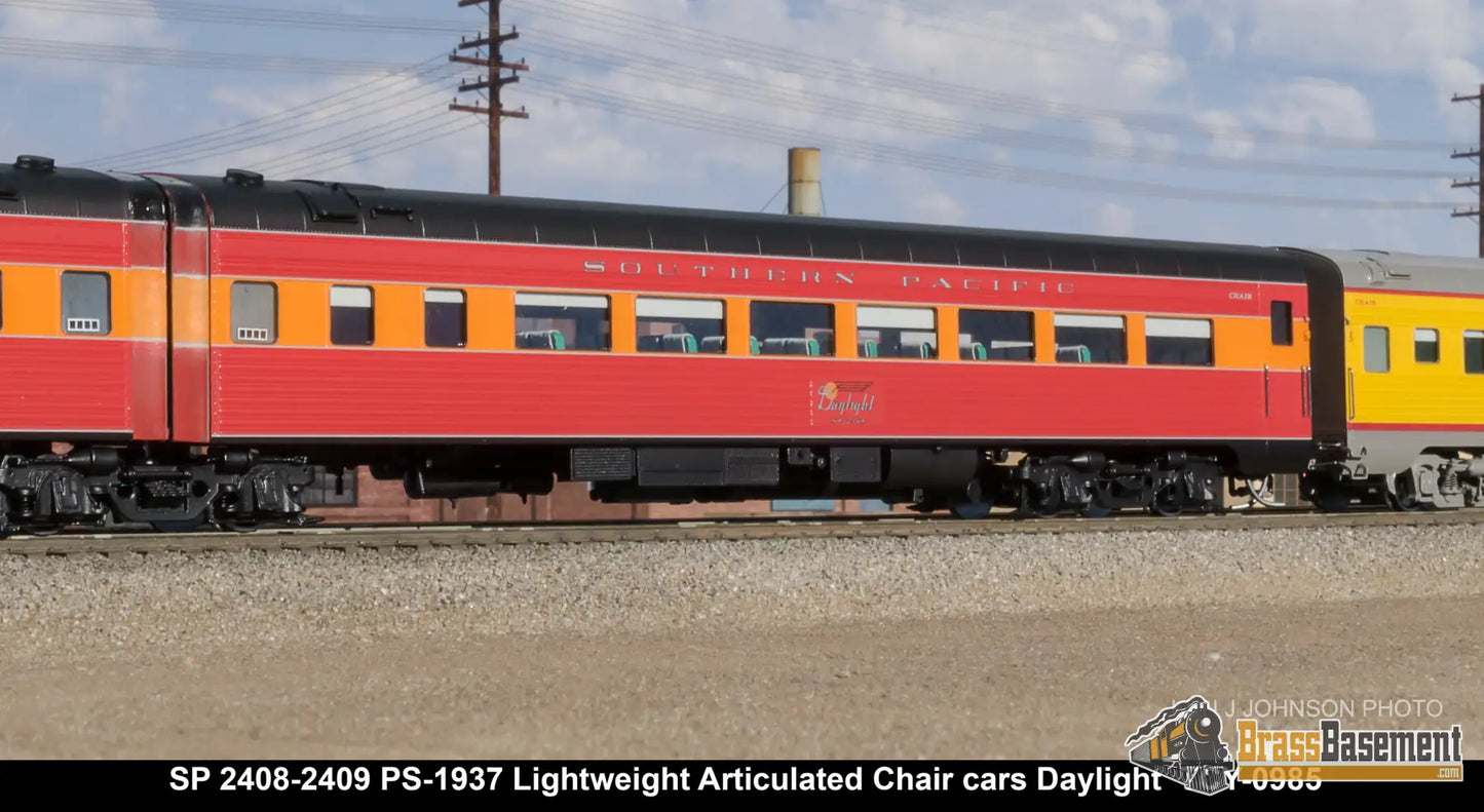 Ho Brass - Coach Yard 0988 The ’Starlight’ Train Daylight Overland Two - Tone And Green Paint!