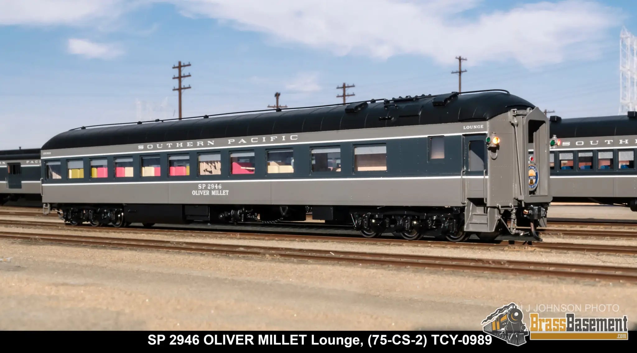 HO Brass - Coach Yard 0989 Southern Pacific SP Snack Lounge Parlor 'Ol ...