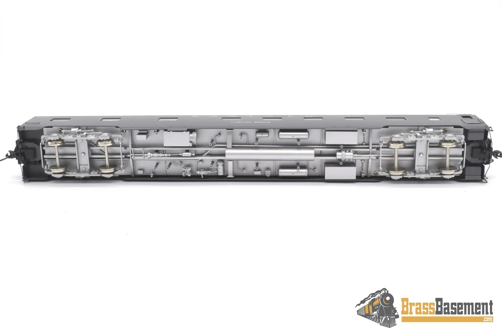 Ho Brass - Coach Yard 1161.2 Atsf Santa Fe ‘Cascade Shoals’ Pullman 10 - 5 4072B Gray W/ Silver