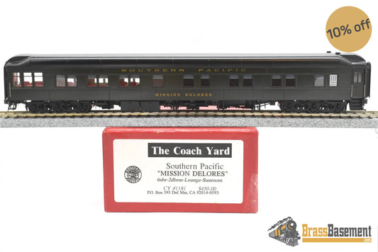Ho Brass - Coach Yard 1181 Southern Pacific Sp ’Mission Delores’ 6 - 2 Lounge Sunroom