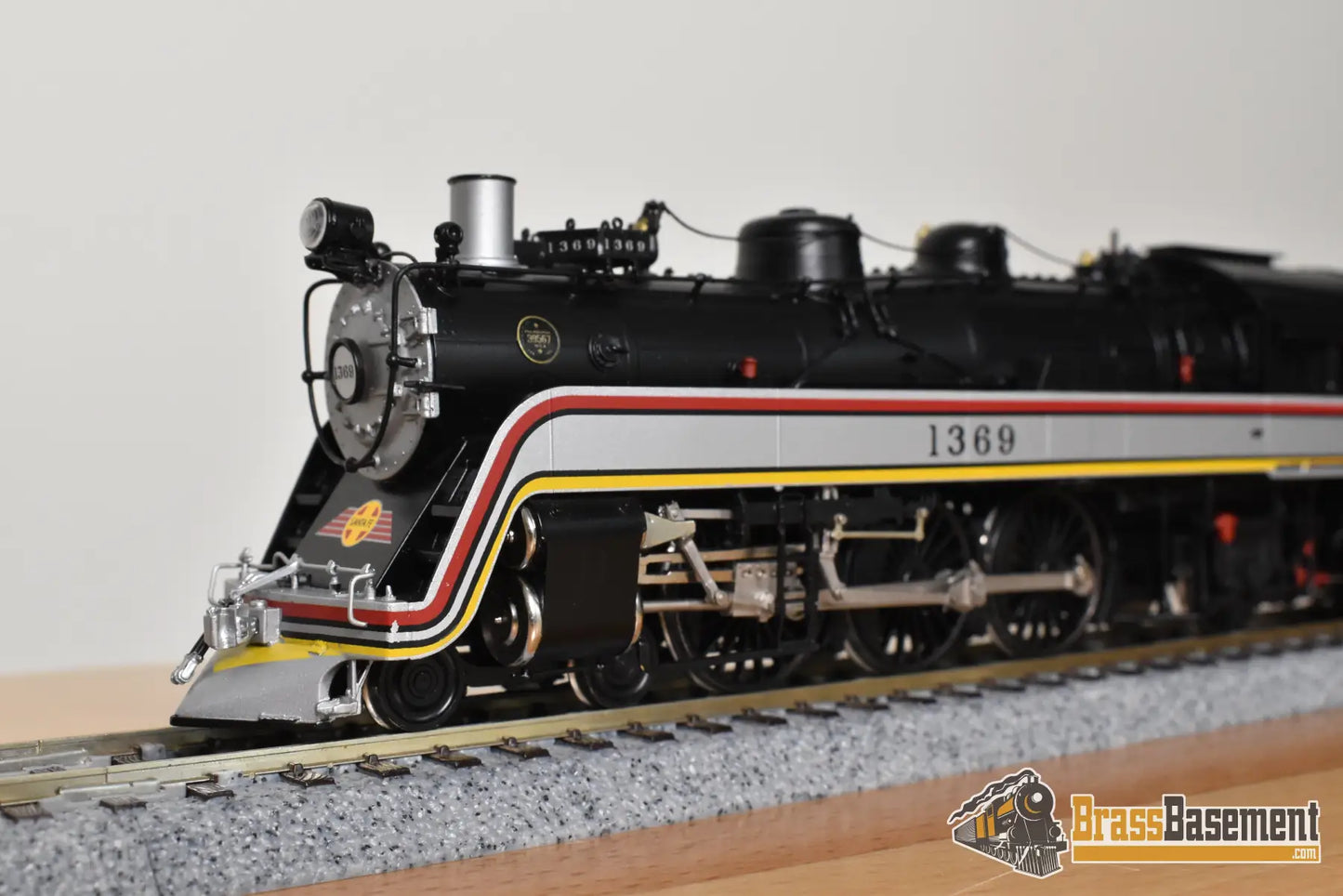 HO Brass - Coach Yard 1199.1.1 Santa Fe ATSF 4-6-2 Valley Flyer #1369 - Mint Steam