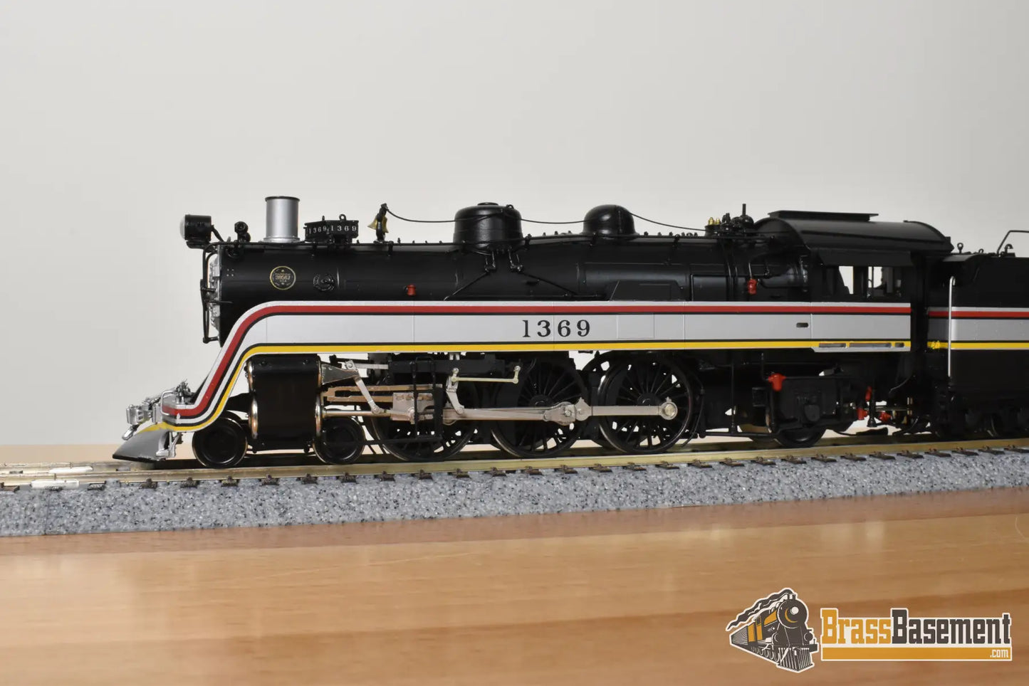 HO Brass - Coach Yard 1199.1.1 Santa Fe ATSF 4-6-2 Valley Flyer #1369 - Mint Steam