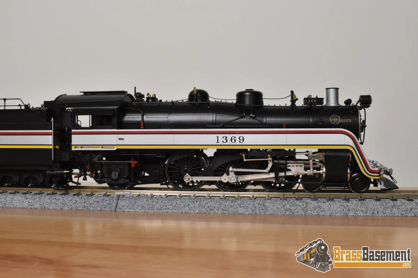 HO Brass - Coach Yard 1199.1.1 Santa Fe ATSF 4-6-2 Valley Flyer #1369 - Mint Steam