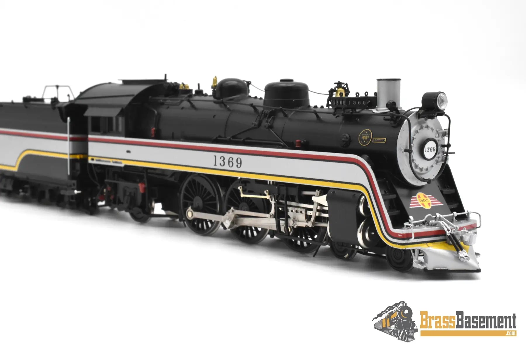 HO Brass - Coach Yard 1199.1.1 Santa Fe ATSF 4-6-2 Valley Flyer #1369 - Mint Steam