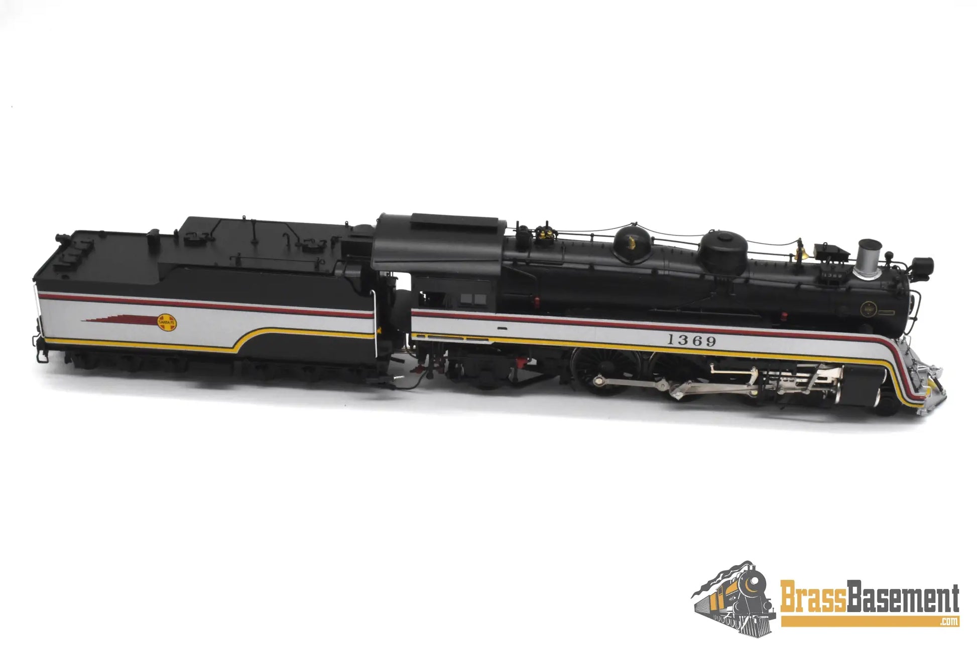 HO Brass - Coach Yard 1199.1.1 Santa Fe ATSF 4-6-2 Valley Flyer #1369 - Mint Steam