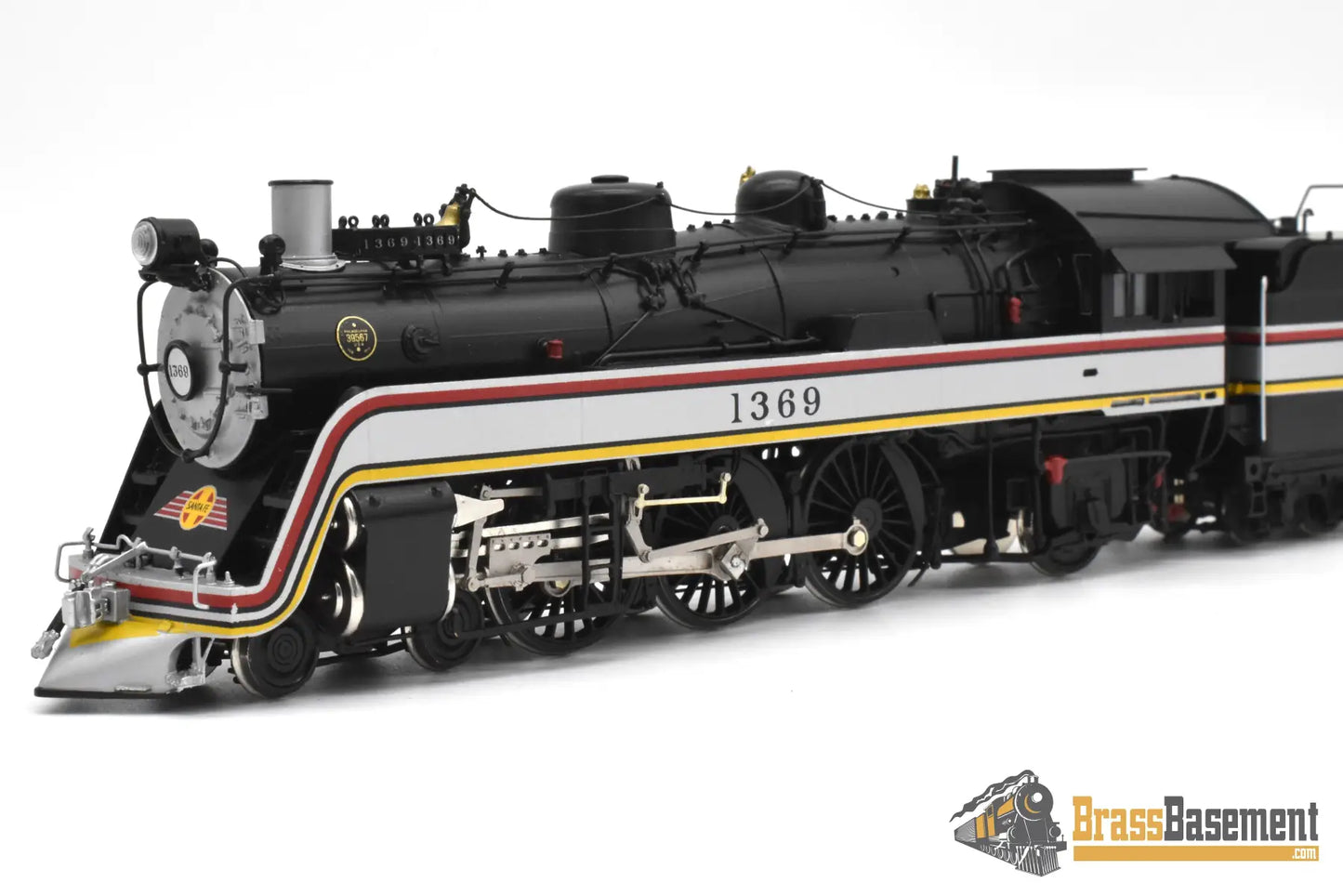 HO Brass - Coach Yard 1199.1.1 Santa Fe ATSF 4-6-2 Valley Flyer #1369 - Mint Steam