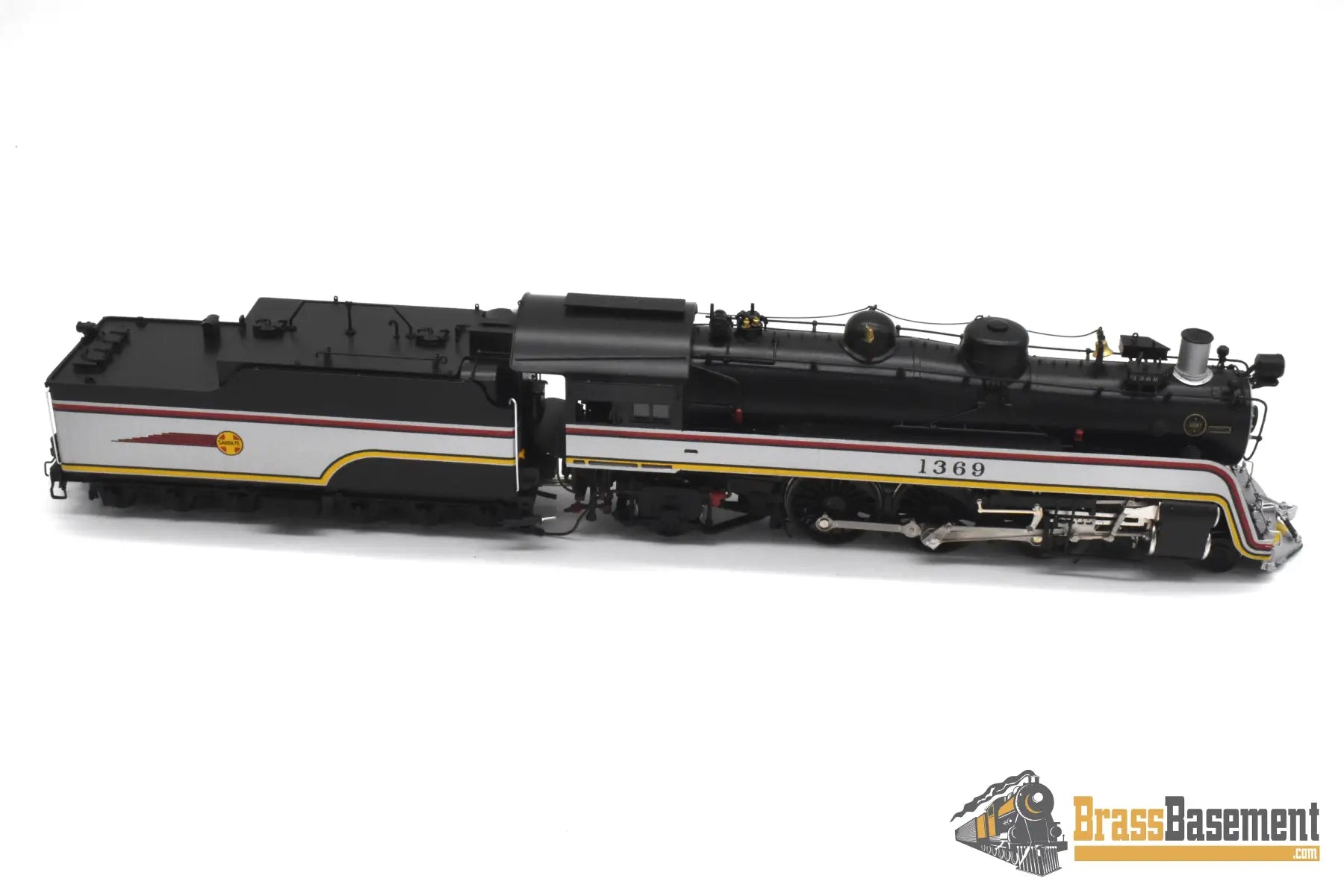 HO Brass - Coach Yard 1199.1.1 Santa Fe ATSF 4-6-2 Valley Flyer #1369 - Mint Steam