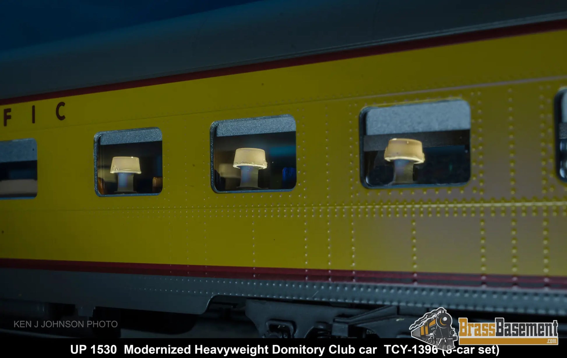 HO Brass - Coach Yard 1396 The Union Pacific ’Portland Rose’ Train - Overland Paint! 8 Cars Brand NEW Passenger