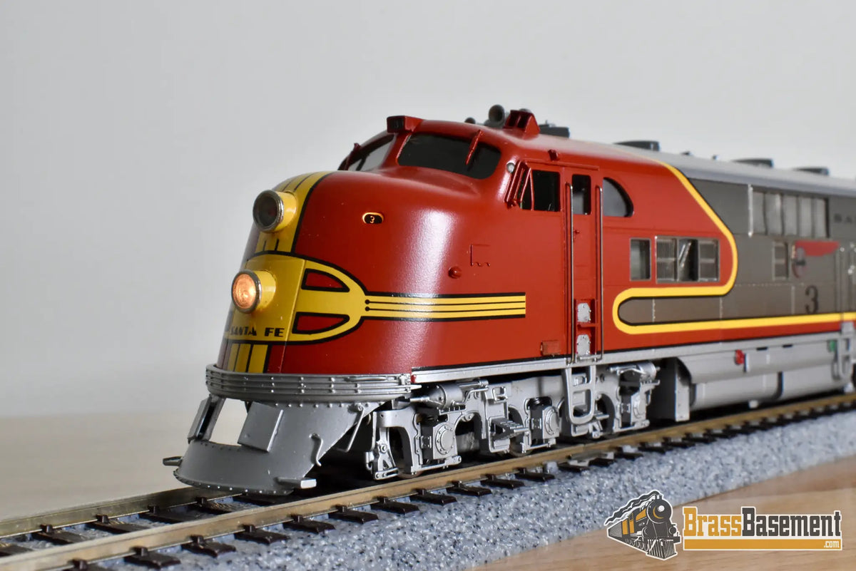 HO Brass - Coach Yard 2003 Santa Fe ATSF E1a Diesel #3 - Spectacular Dual Headlights - Diesel